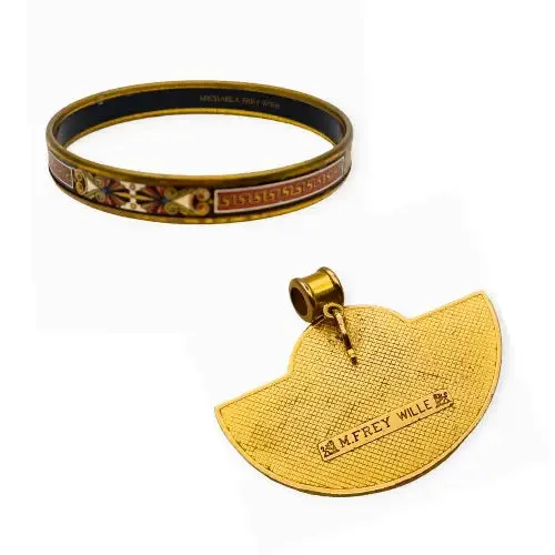 Michaela Frey Set, Pendant and Bracelet, Greco-Roman Sun, designer gifts.