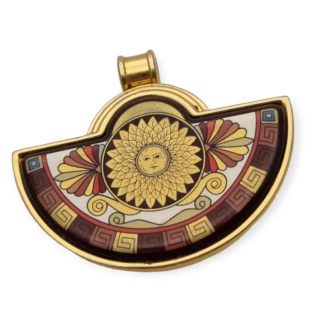 Michaela Frey Set, Pendant and Bracelet, Greco-Roman Sun, designer gifts.