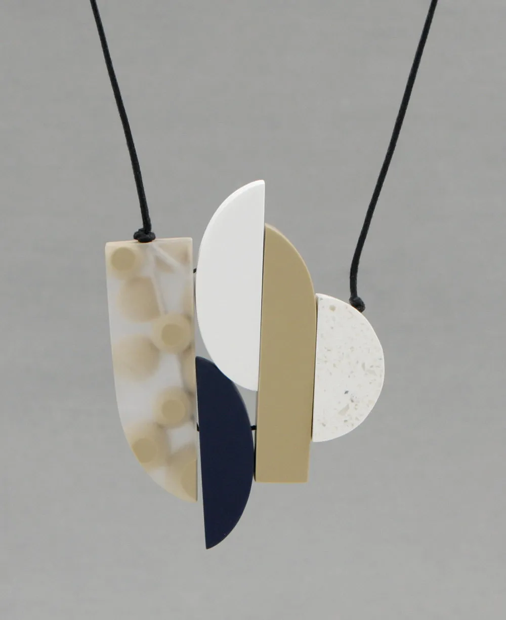 Modern Art Geometric Pendant Necklace