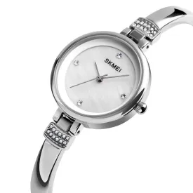 Moment beauty exquisite simple diamond shell bracelet chain women's watch