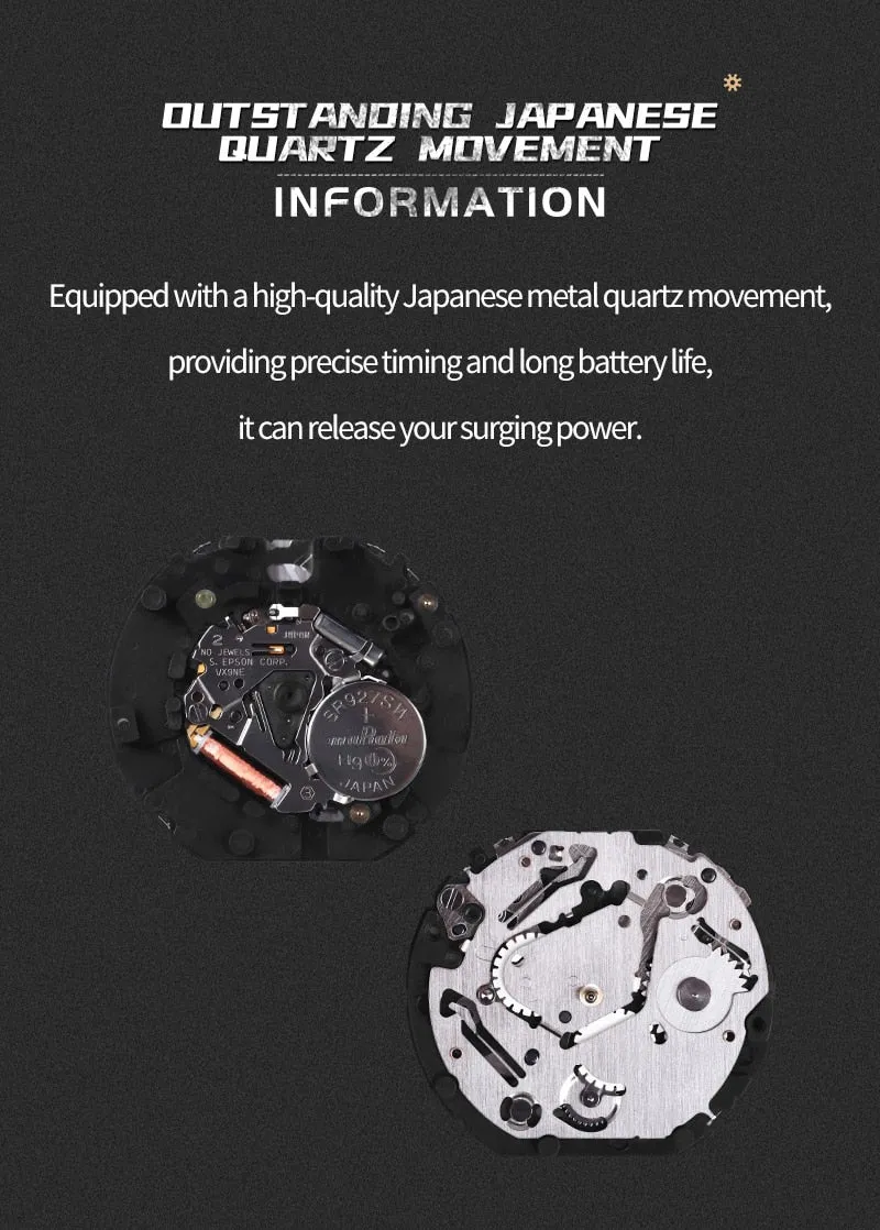 NAVIFORCE Leather Strap Sports Watch