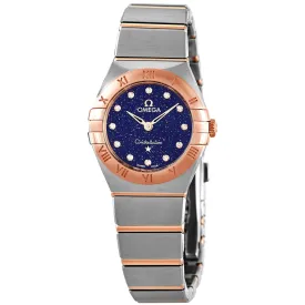 Omega Constellation Quartz Diamond Blue Dial Ladies Watch 131.20.25.60.53.002