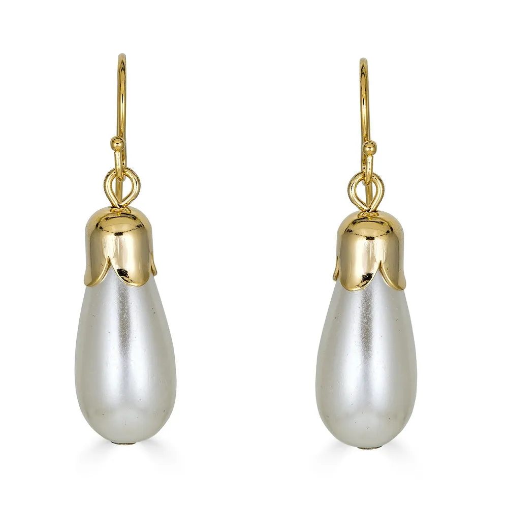 PEARL DROP EARRINGS