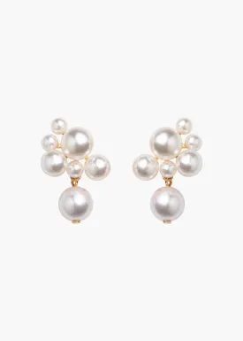 Perlita Earrings -- Pearl