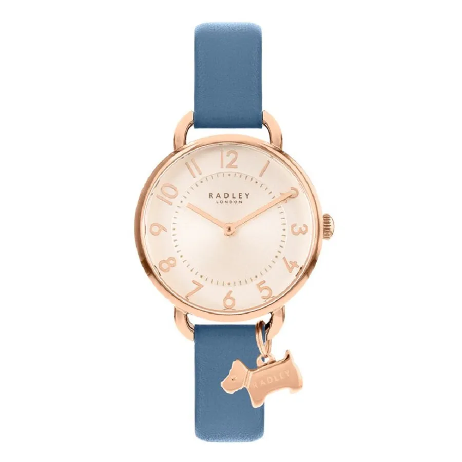 Radley Cornflower Blue Leather Strap Ladies Watch RY21468