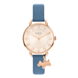 Radley Cornflower Blue Leather Strap Ladies Watch RY21468