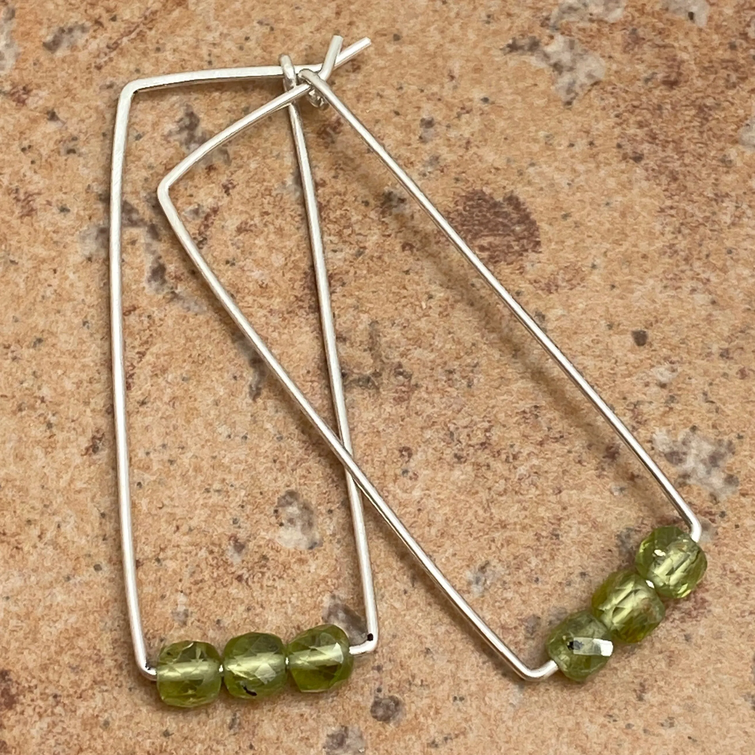 Rectangle Hoop Earrings