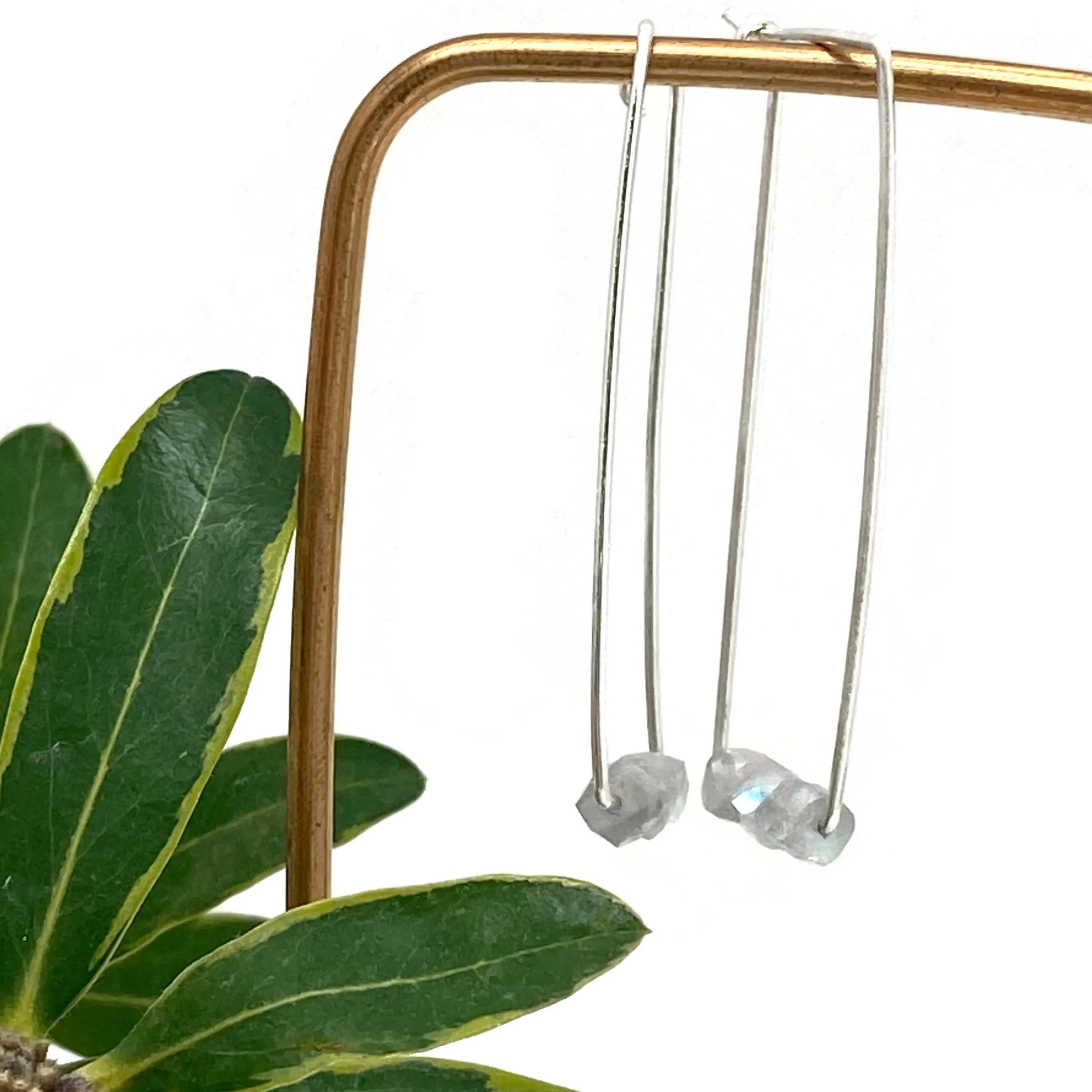 Rectangle Hoop Earrings