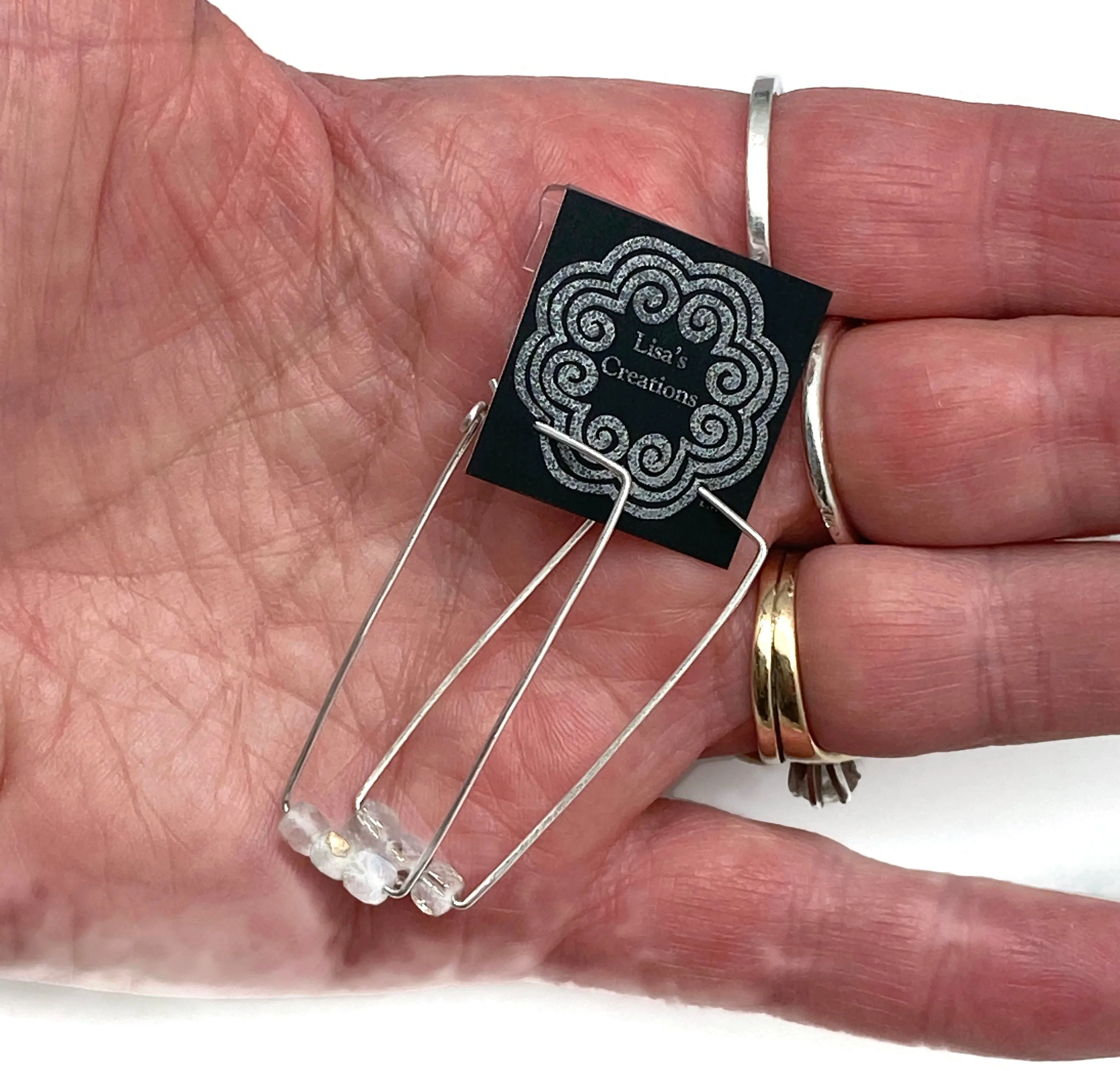 Rectangle Hoop Earrings