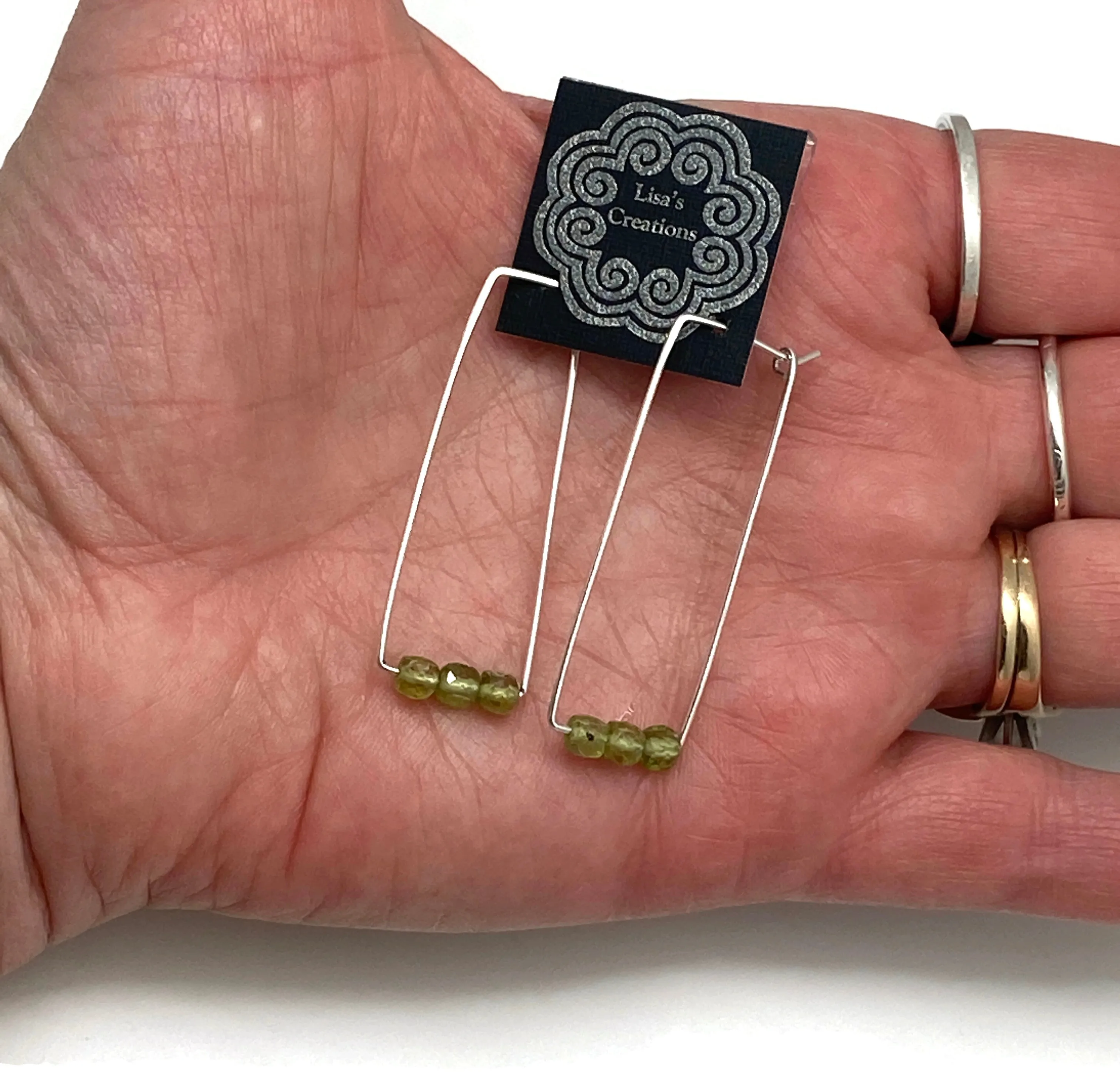 Rectangle Hoop Earrings