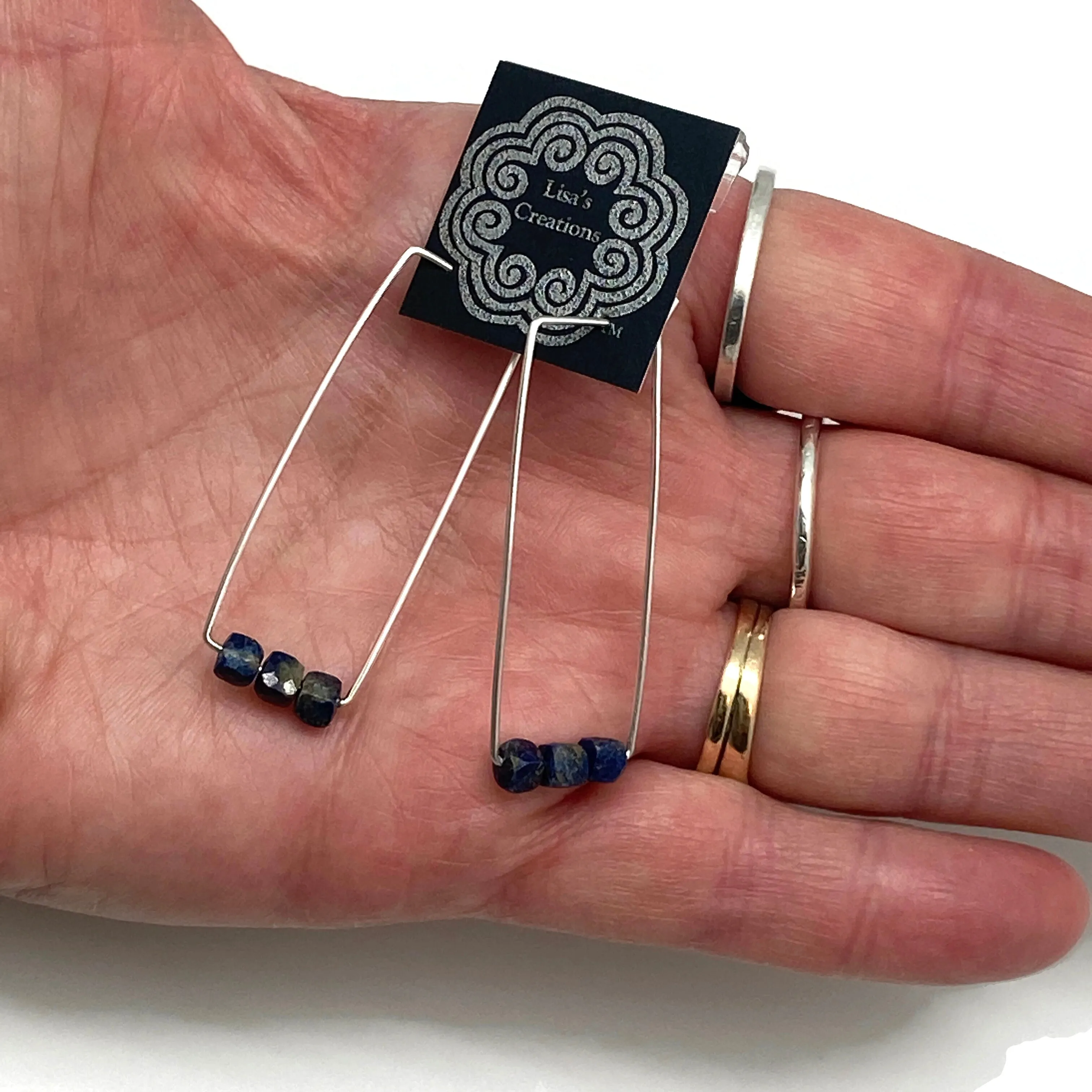 Rectangle Hoop Earrings