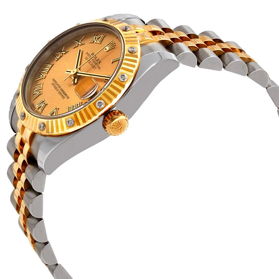 Rolex Datejust 31 Champagne Dial Automatic Diamond Ladies Jubilee Watch 178313CRJ