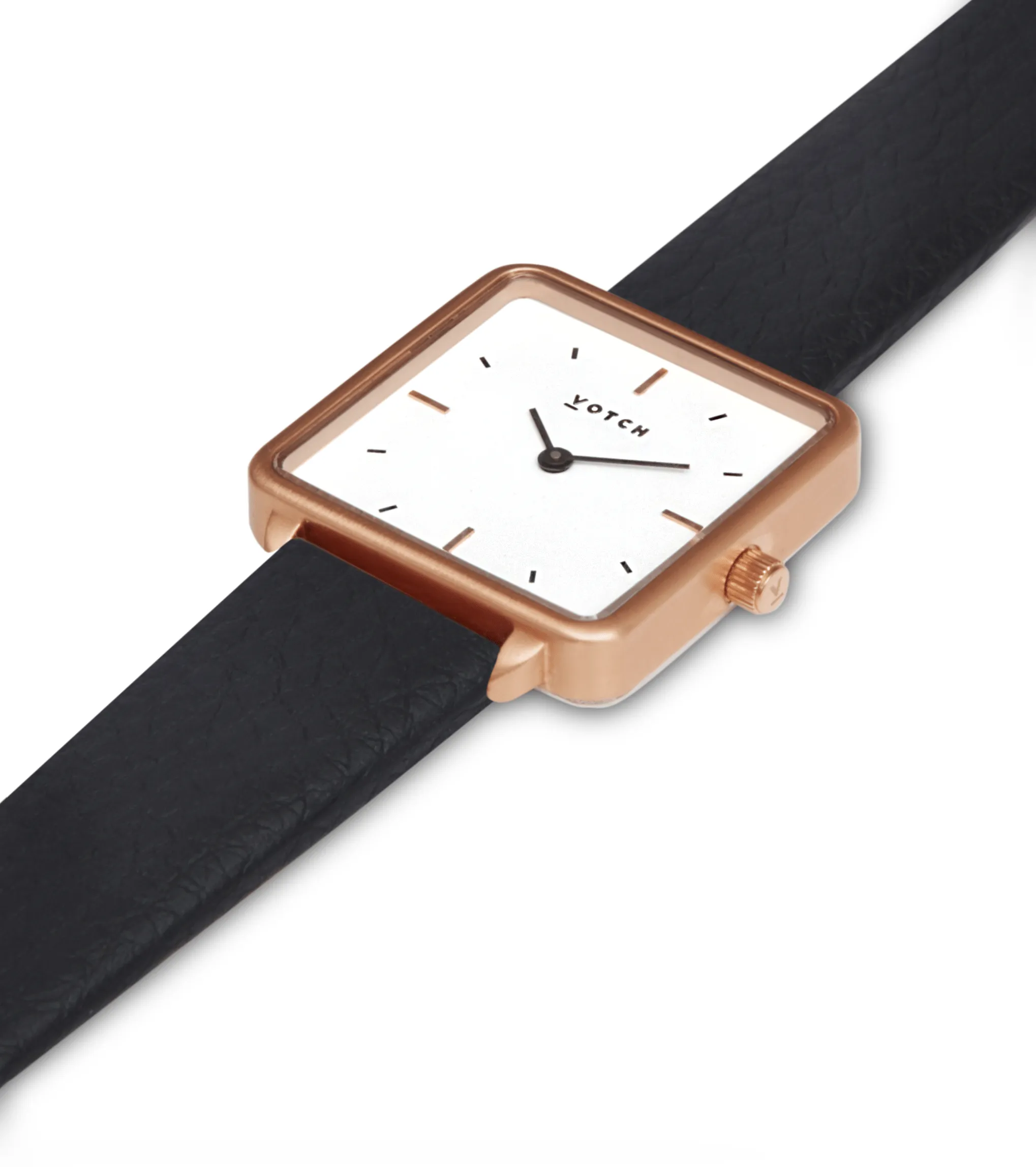 Rose Gold & Black Watch | Kindred