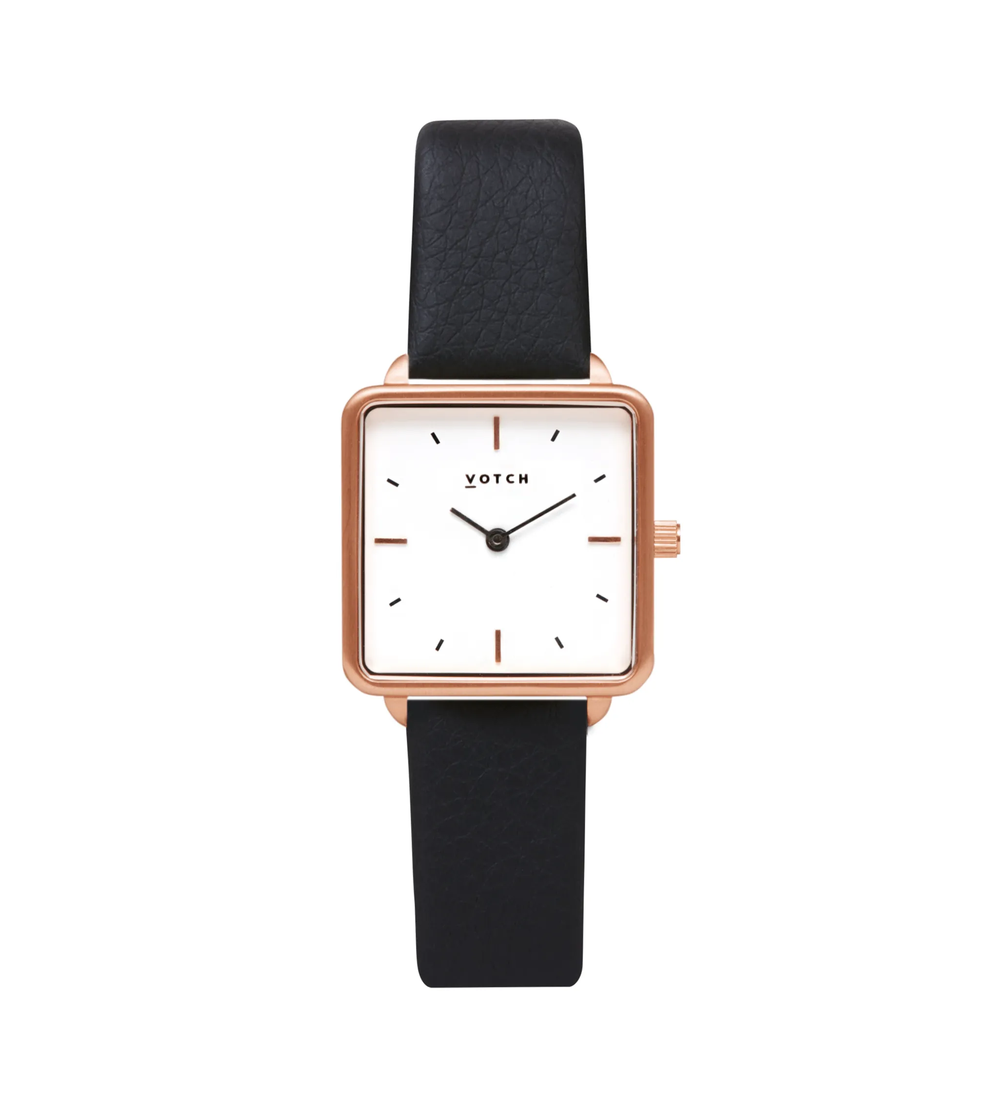 Rose Gold & Black Watch | Kindred