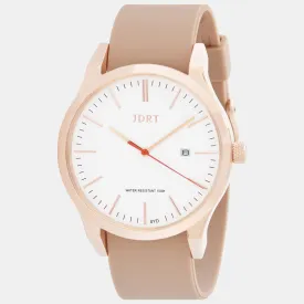 Rose White / Tan Silicone