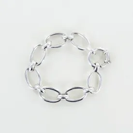 ROUND AND  OVAL LINK ELECTROFORM BRACELET