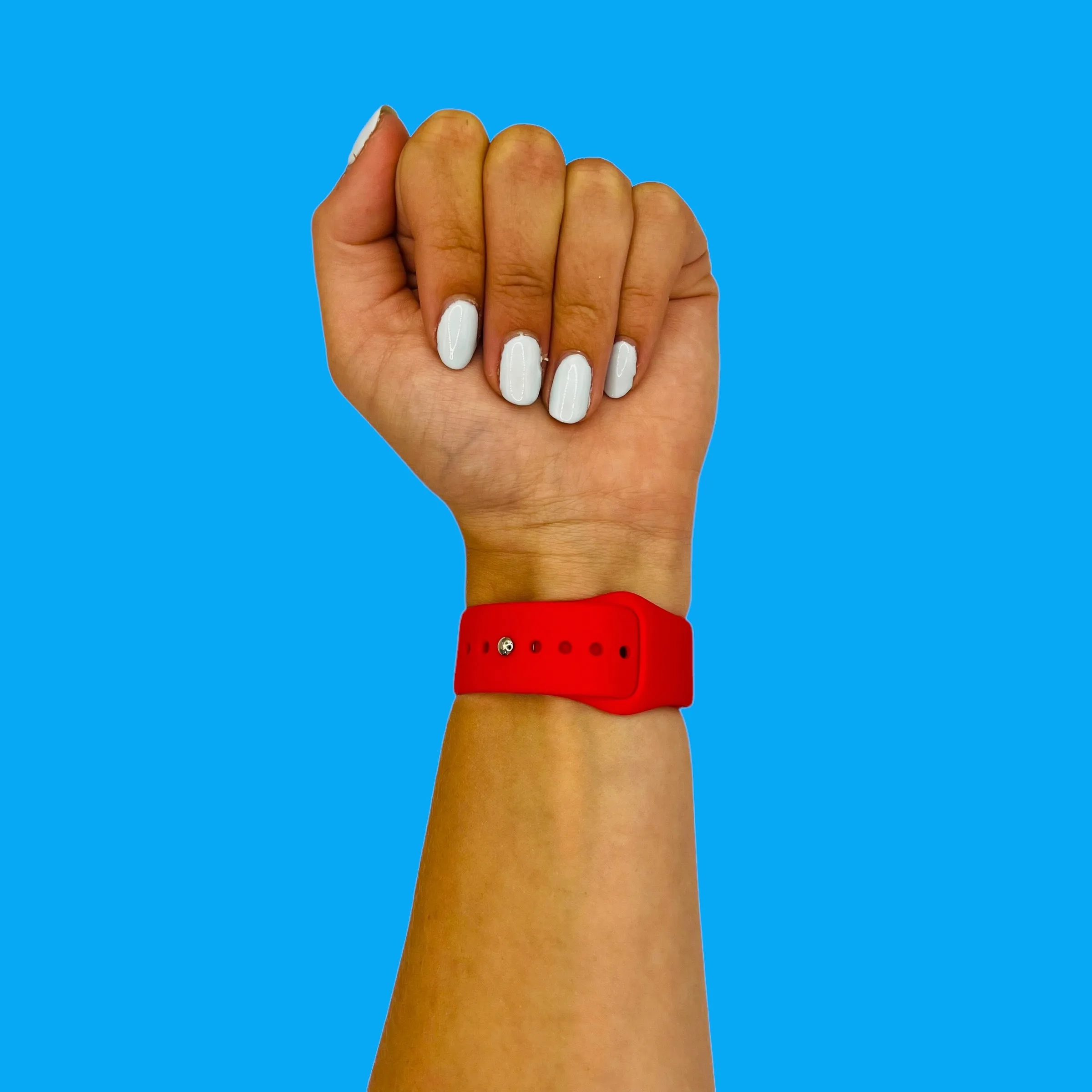 Silicone Button Style Watch Straps Compatible with Garmin Active S