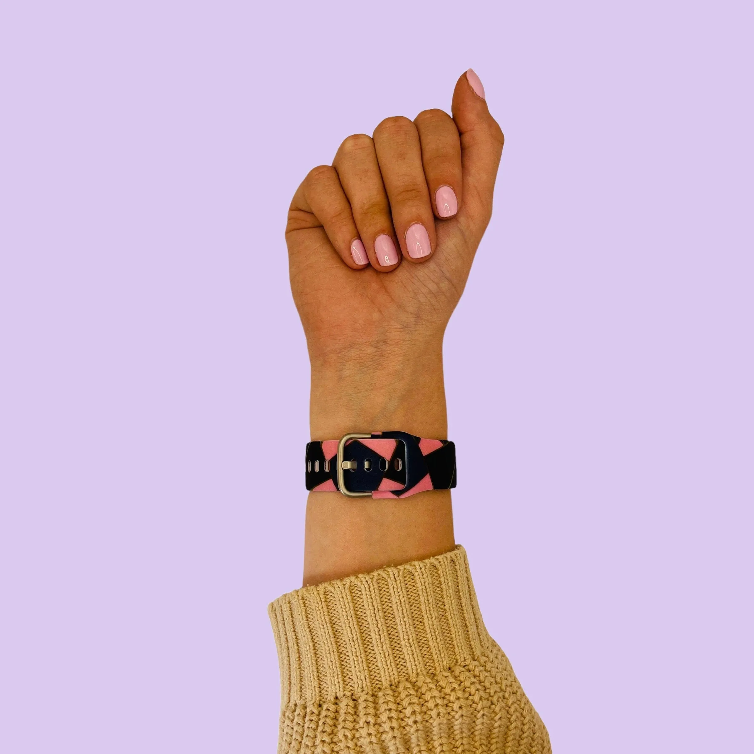Silicone Pattern Watch Straps compatible with the Google Pixel Watch 3 (41mm)