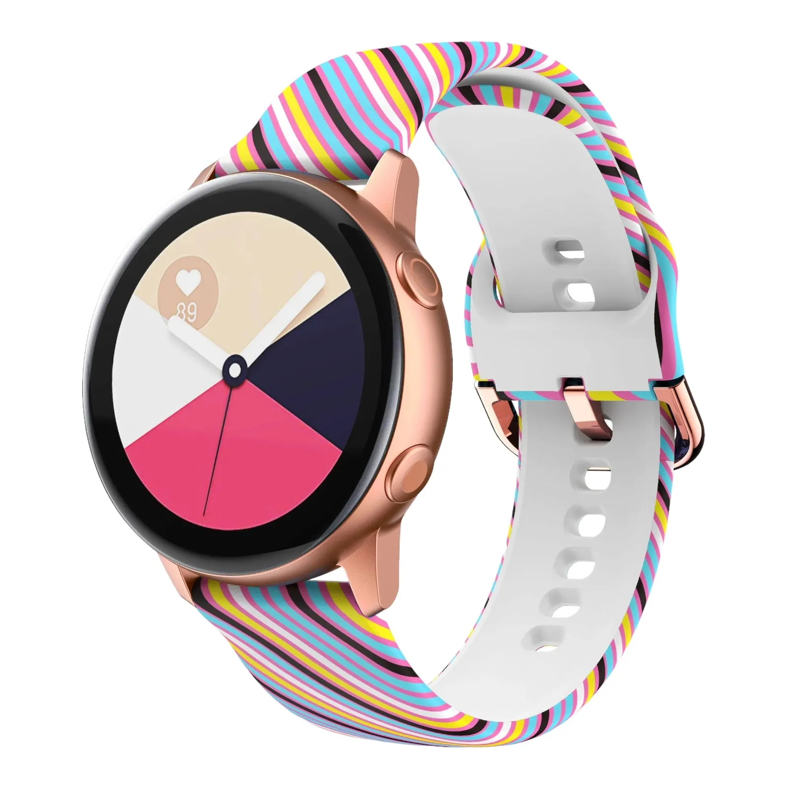 Silicone Pattern Watch Straps compatible with the Google Pixel Watch 3 (41mm)