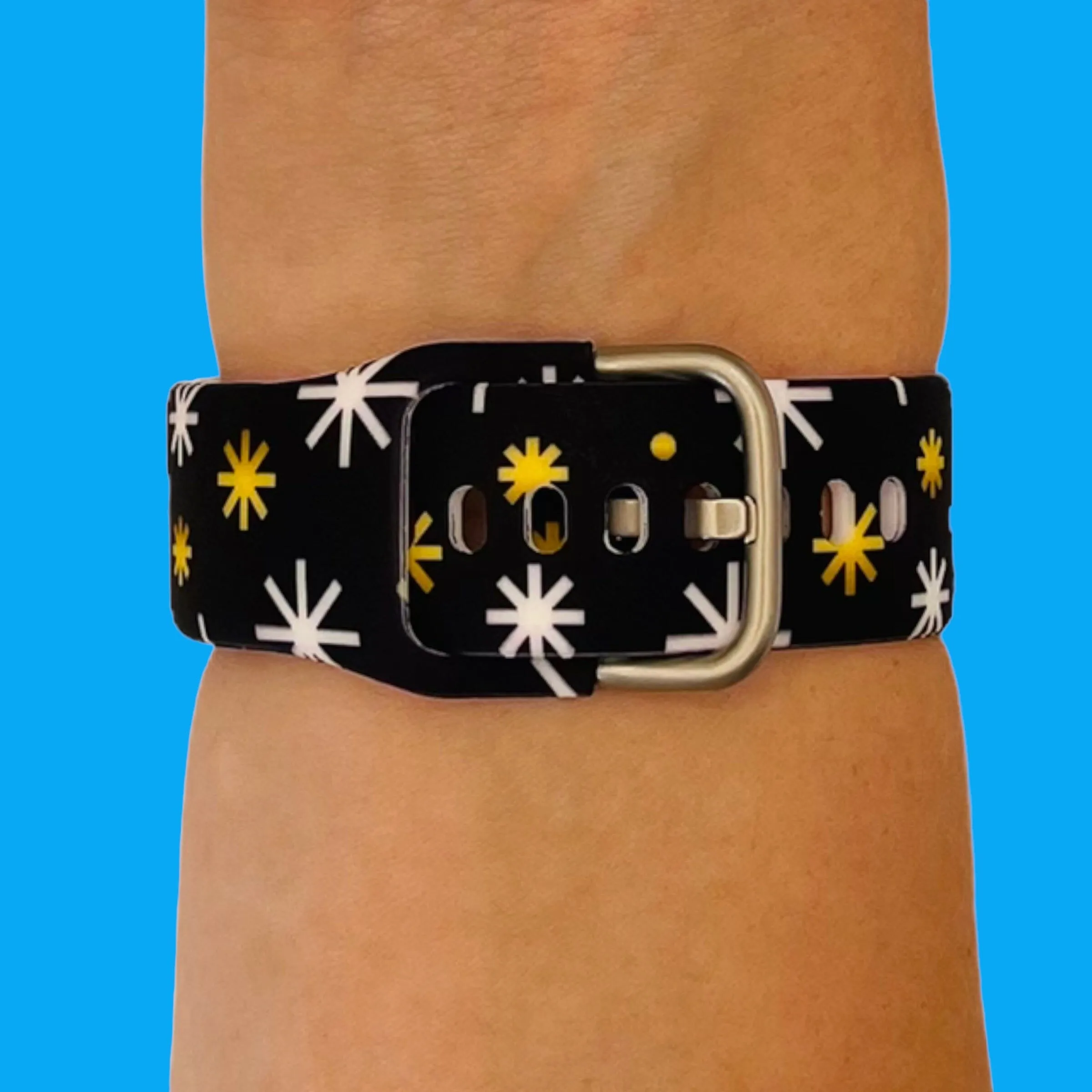 Silicone Pattern Watch Straps compatible with the Samsung Galaxy Watch 46mm