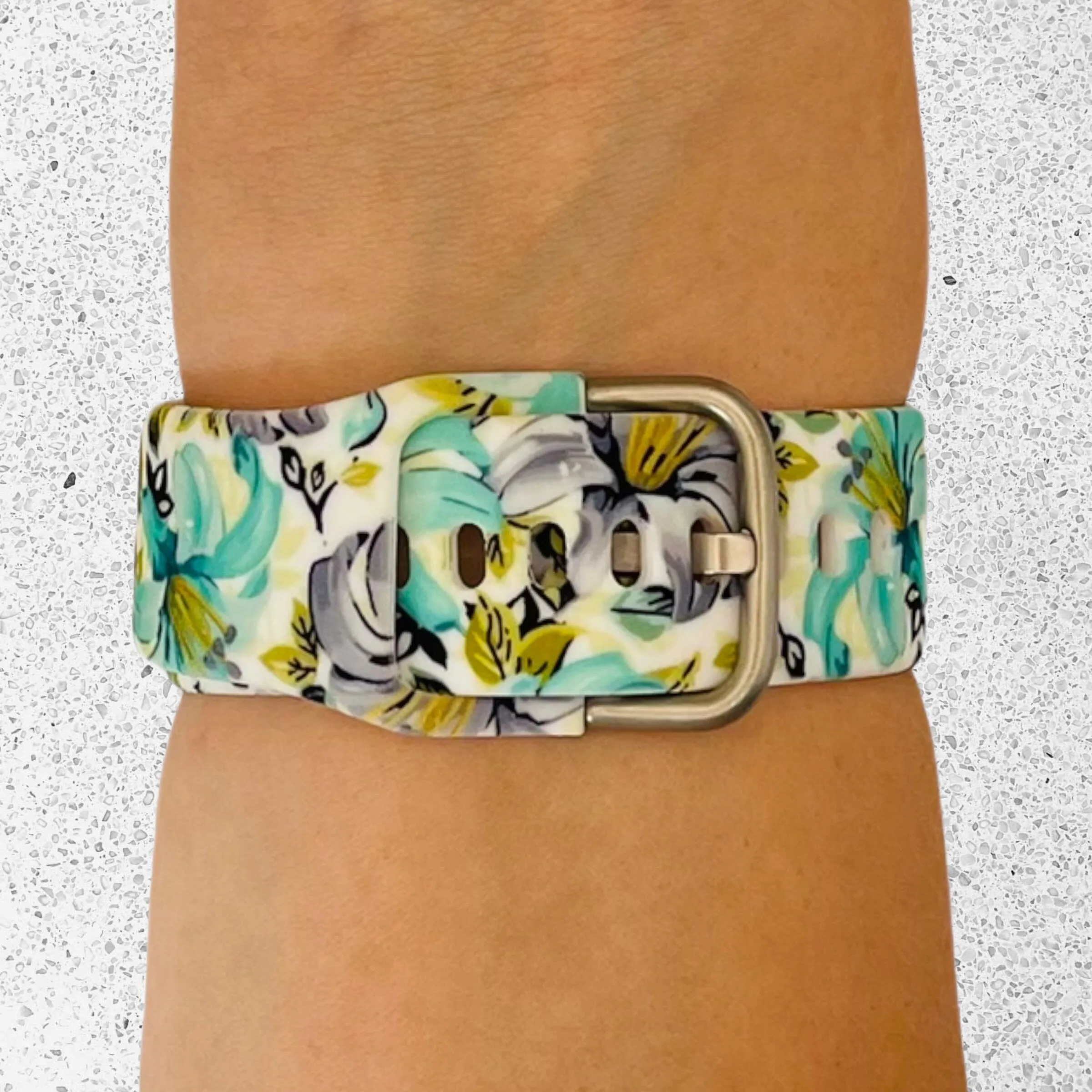 Silicone Pattern Watch Straps compatible with the Shinola 22mm Range