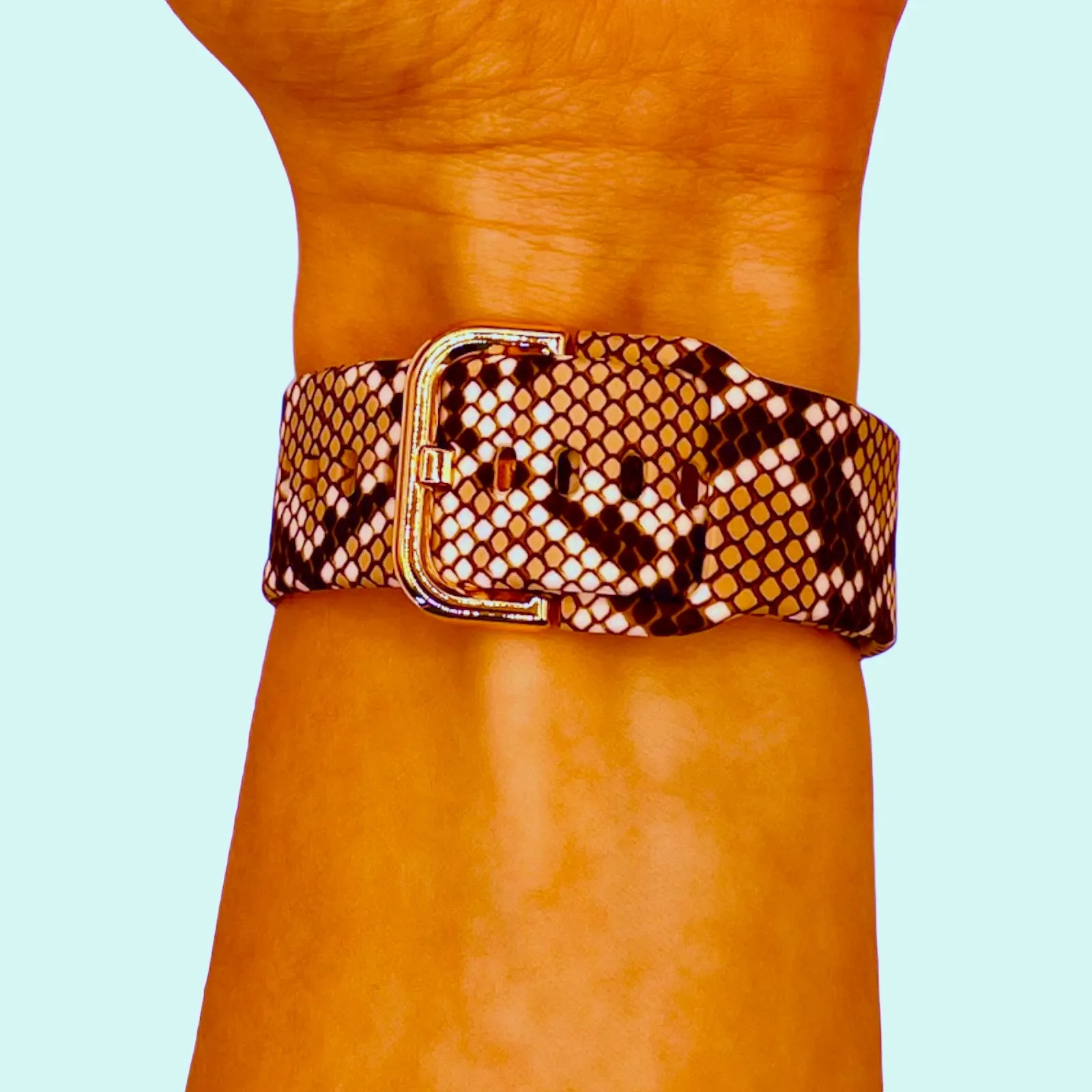 Silicone Pattern Watch Straps compatible with the Shinola 22mm Range