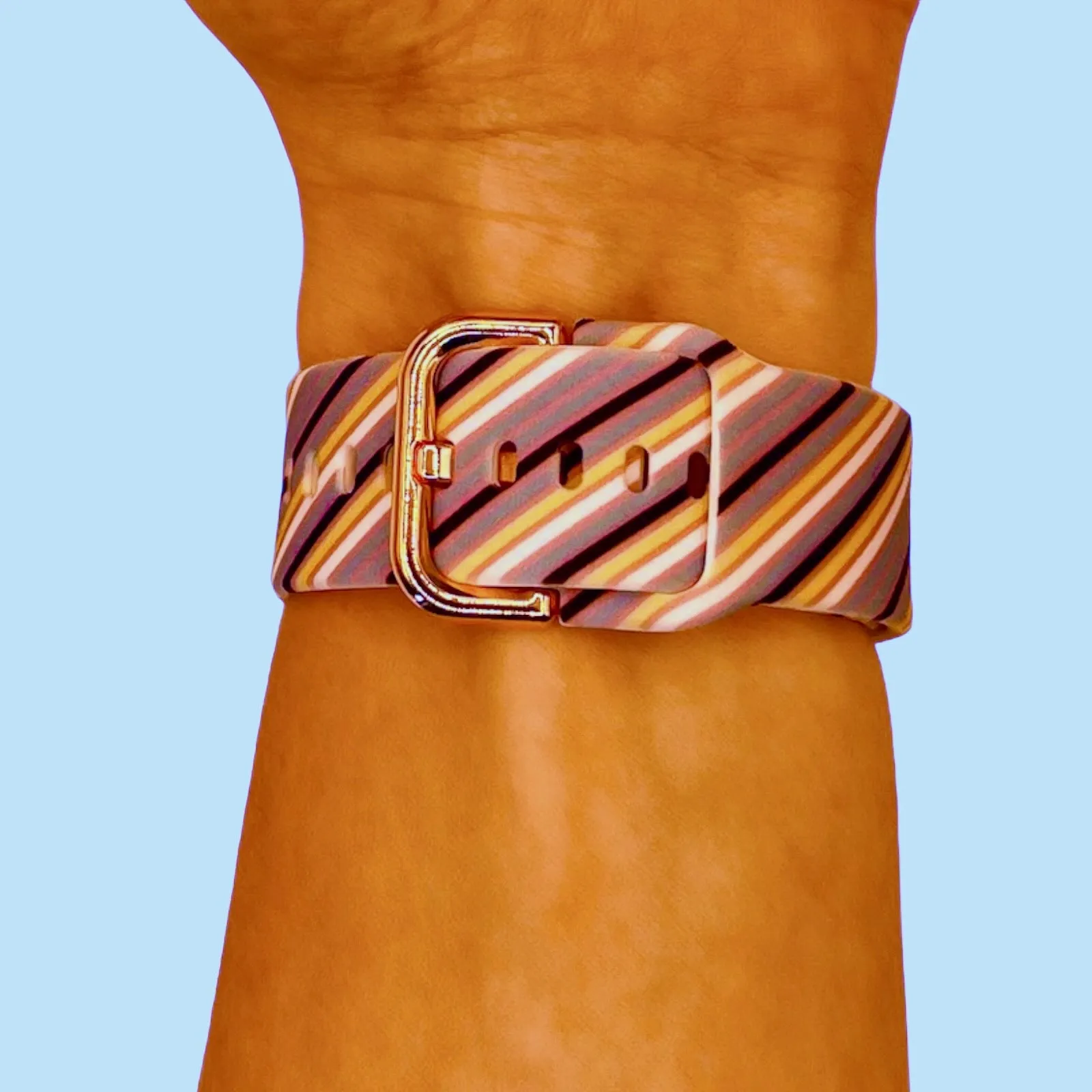 Silicone Pattern Watch Straps compatible with the Shinola 22mm Range