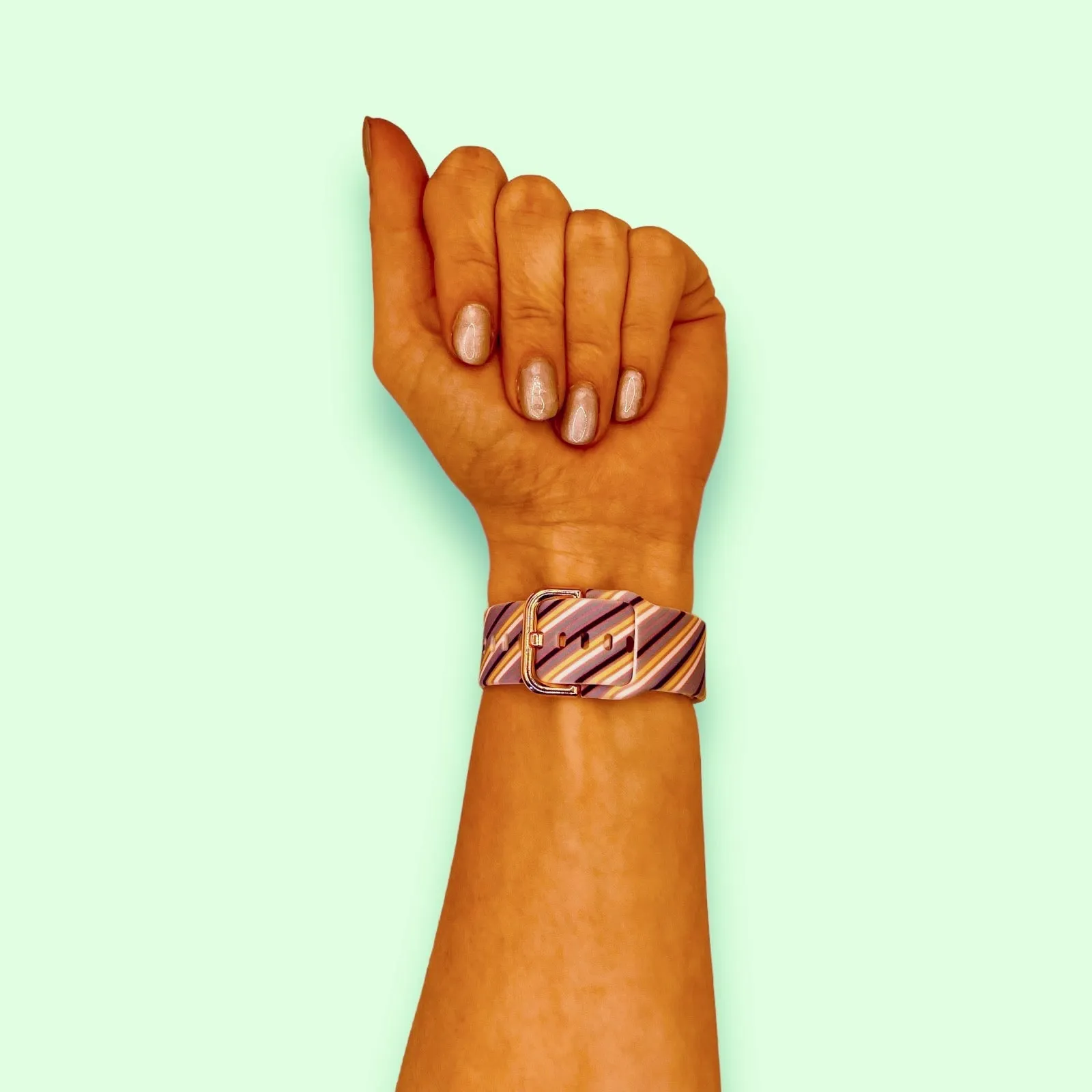 Silicone Pattern Watch Straps compatible with the Shinola 22mm Range