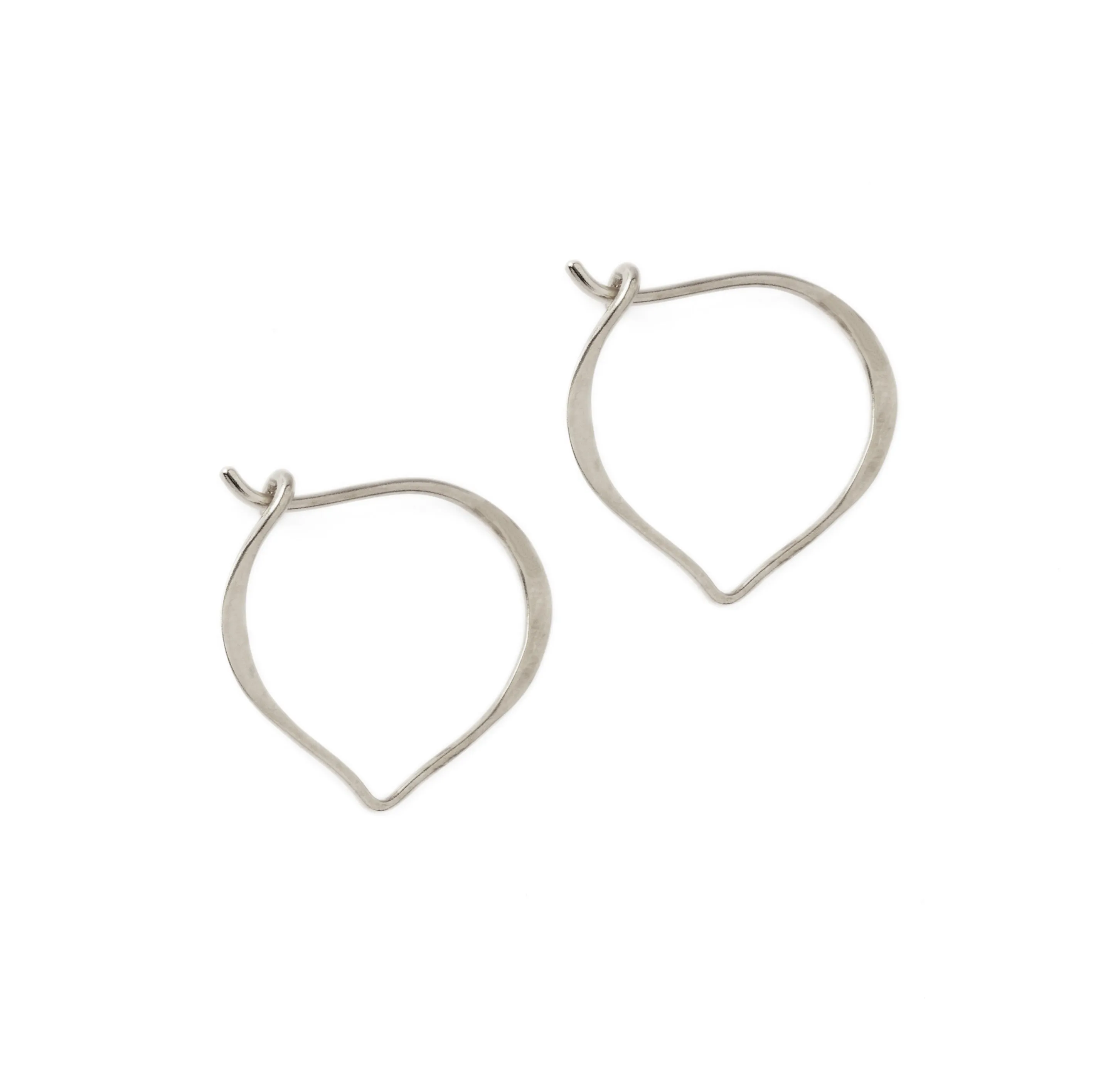 Silver Marrakesh Hoop Earrings