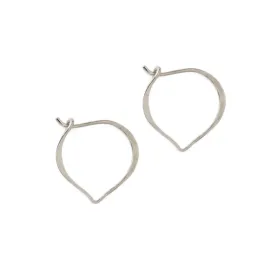 Silver Marrakesh Hoop Earrings