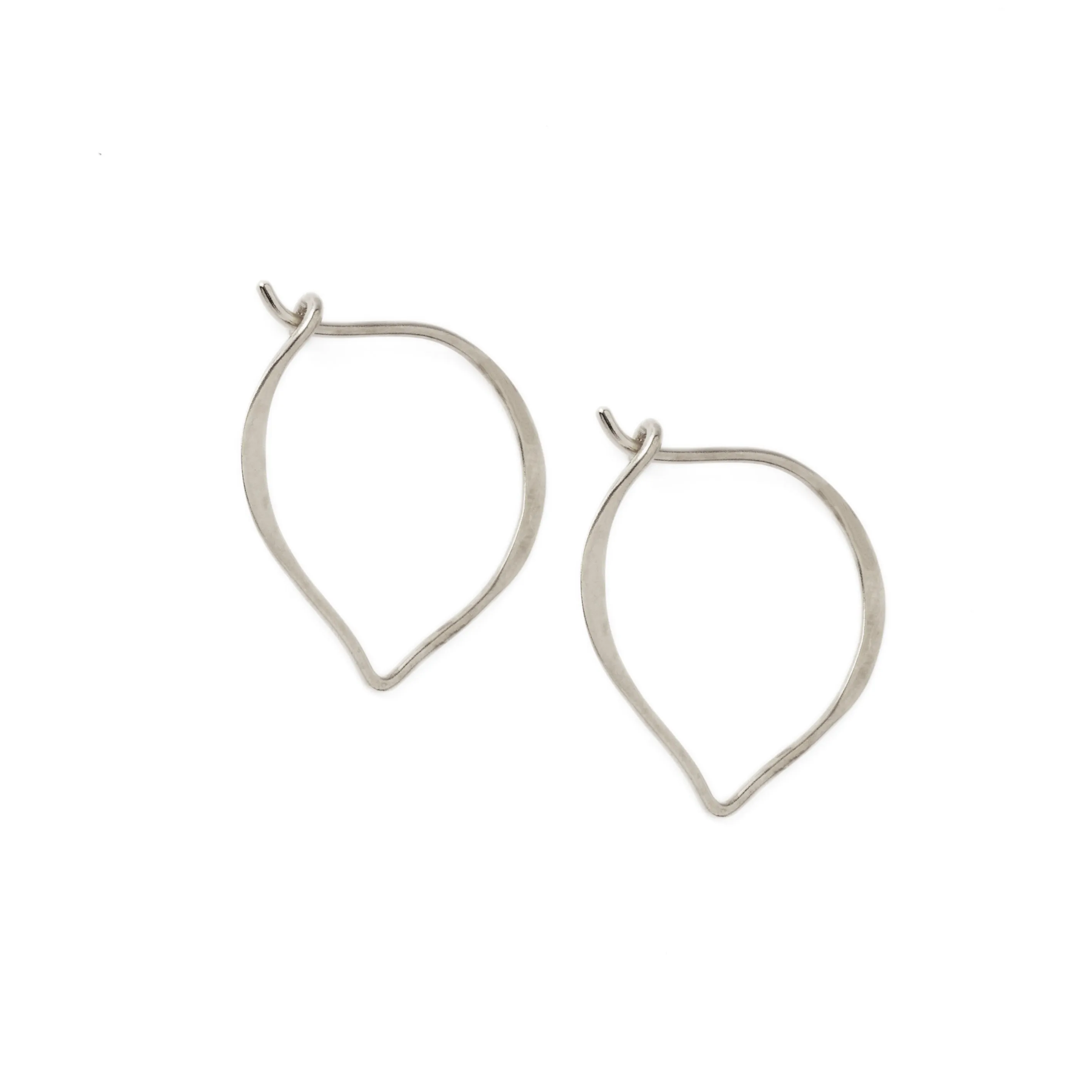 Silver Marrakesh Hoop Earrings