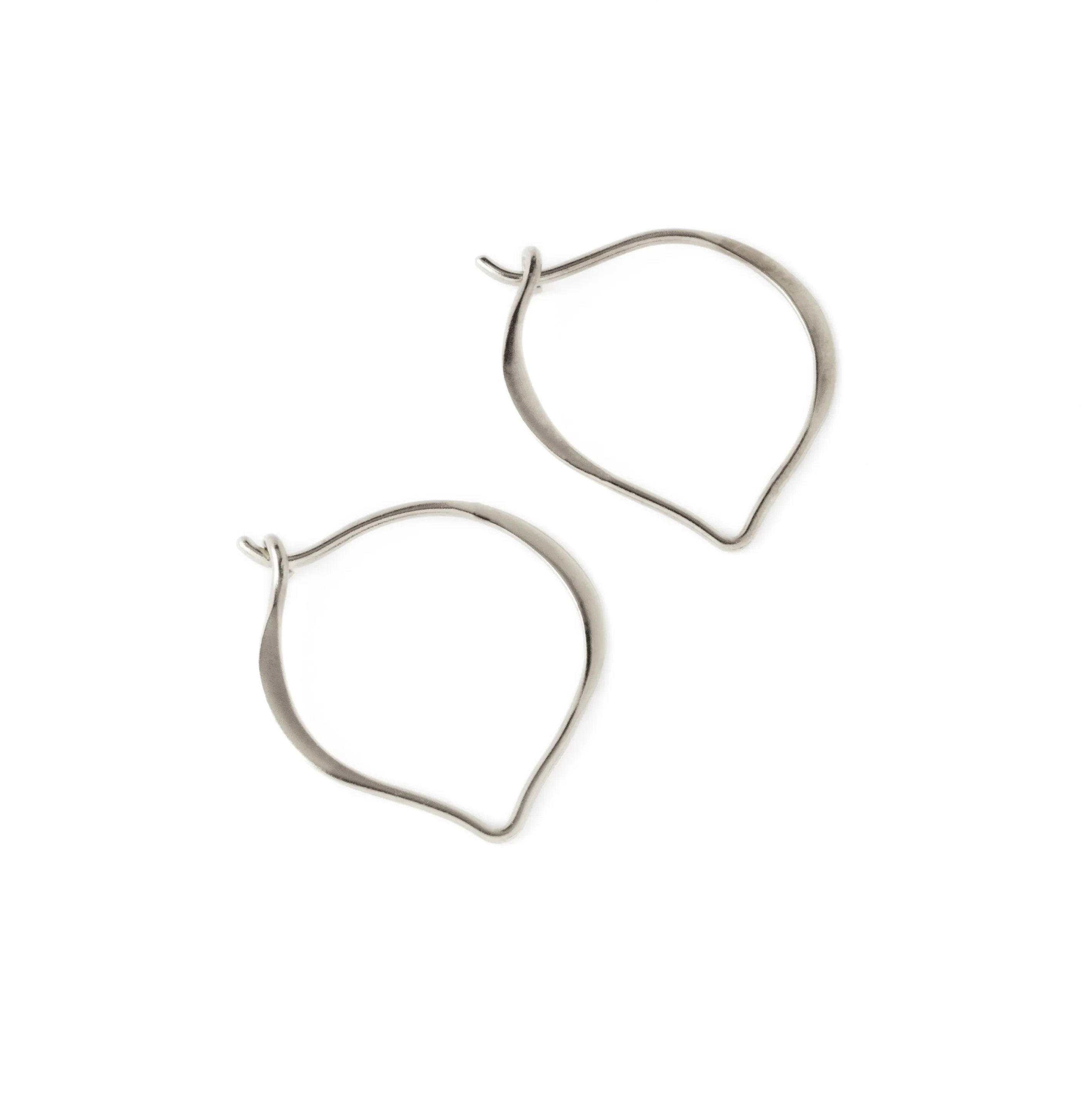 Silver Marrakesh Hoop Earrings