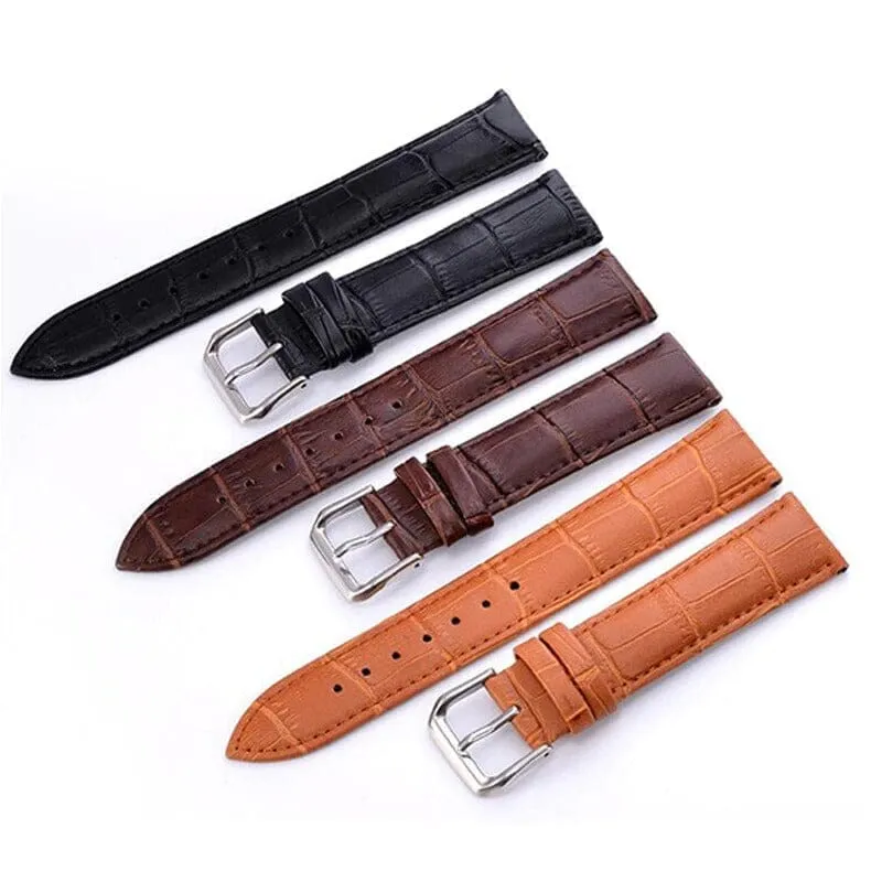 Snakeskin Leather Watch Straps Compatible with the Ticwatch C2 Rose Gold & C2  Rose Gold