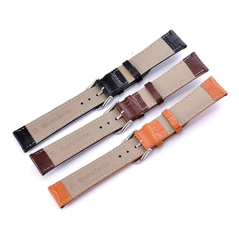 Snakeskin Leather Watch Straps Compatible with the Ticwatch C2 Rose Gold & C2  Rose Gold