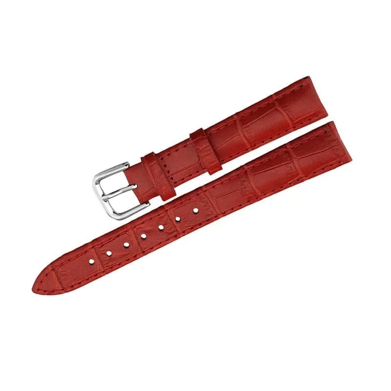 Snakeskin Leather Watch Straps Compatible with the Ticwatch C2 Rose Gold & C2  Rose Gold