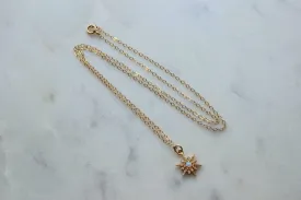 Star Opal Necklace, Gold Opal Necklace, Gold Star Necklace, Mindfulness Gift, Minimalist Necklace, Simplistic Necklace, 21st birthday gift