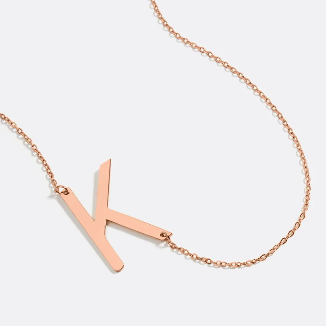 Statement Initial Necklace