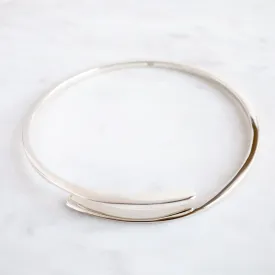 Sterling Silver Coil Bangle Bracelet