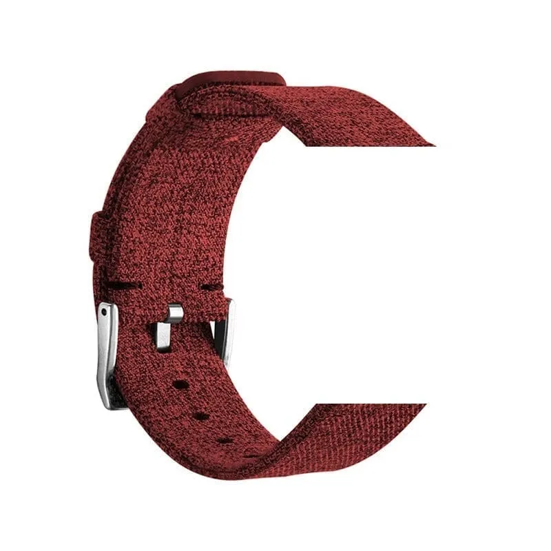 Stylish Canvas Watch Straps Compatible with Ticwatch C2 Rose Gold & C2  Rose Gold
