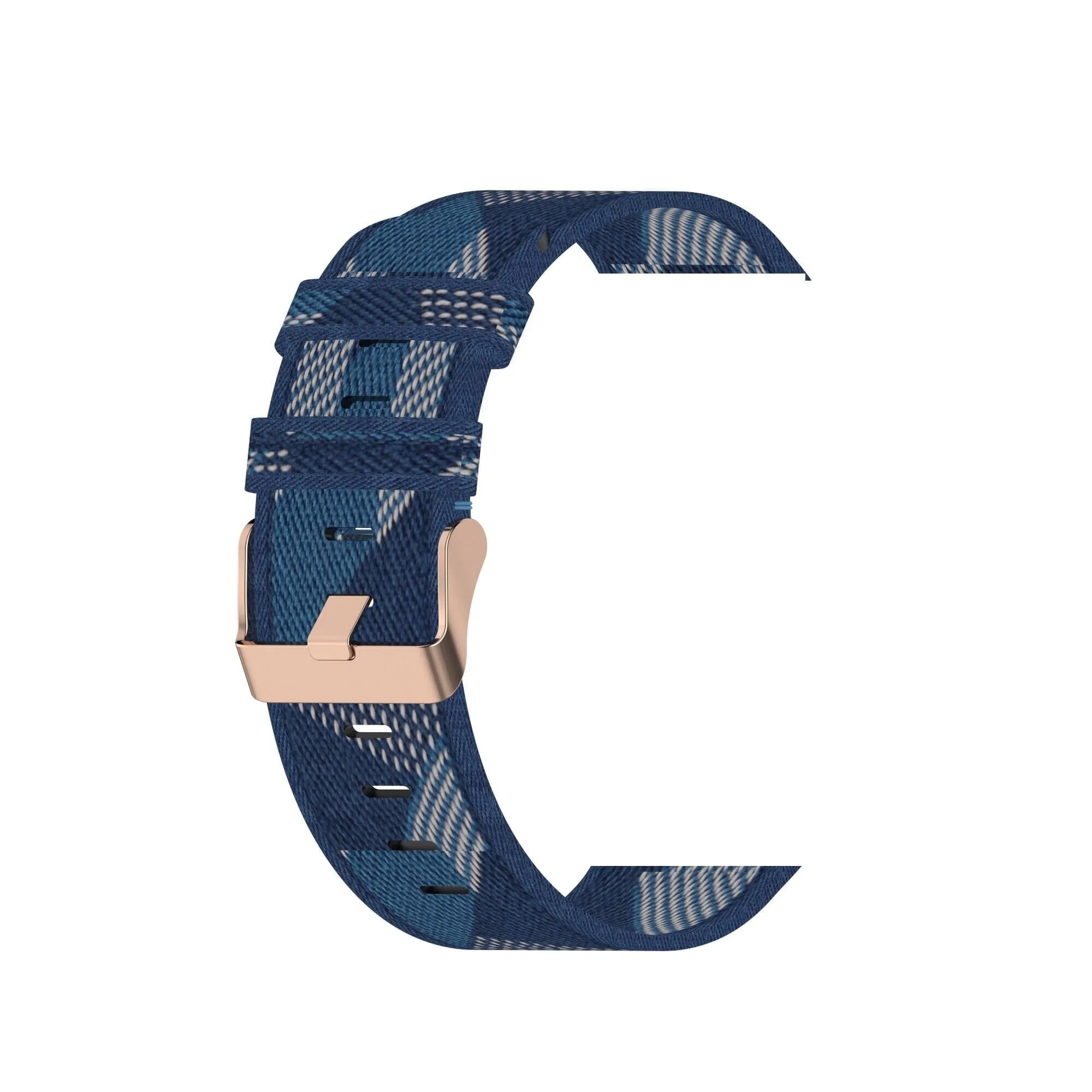 Stylish Canvas Watch Straps Compatible with Ticwatch C2 Rose Gold & C2  Rose Gold