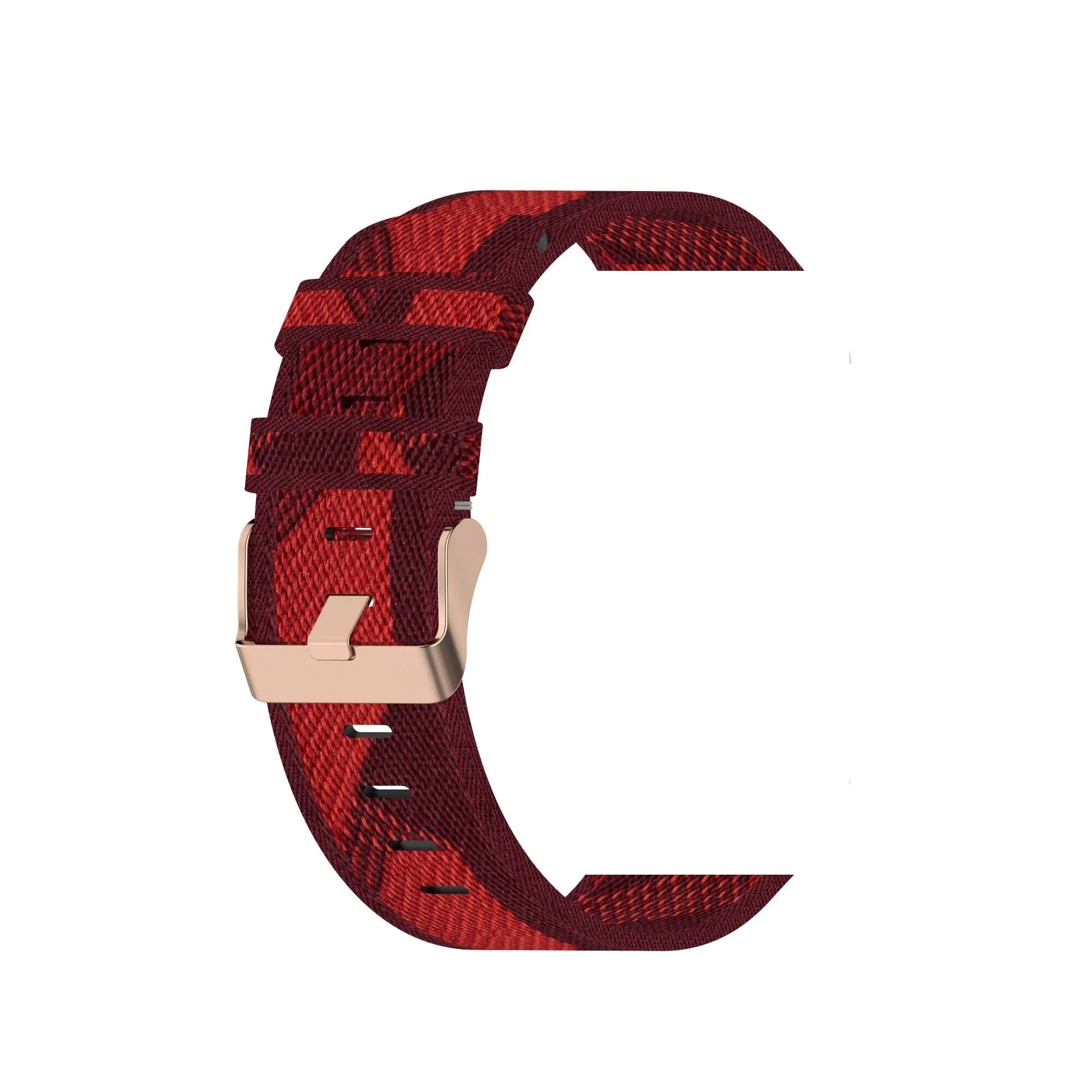 Stylish Canvas Watch Straps Compatible with Ticwatch C2 Rose Gold & C2  Rose Gold