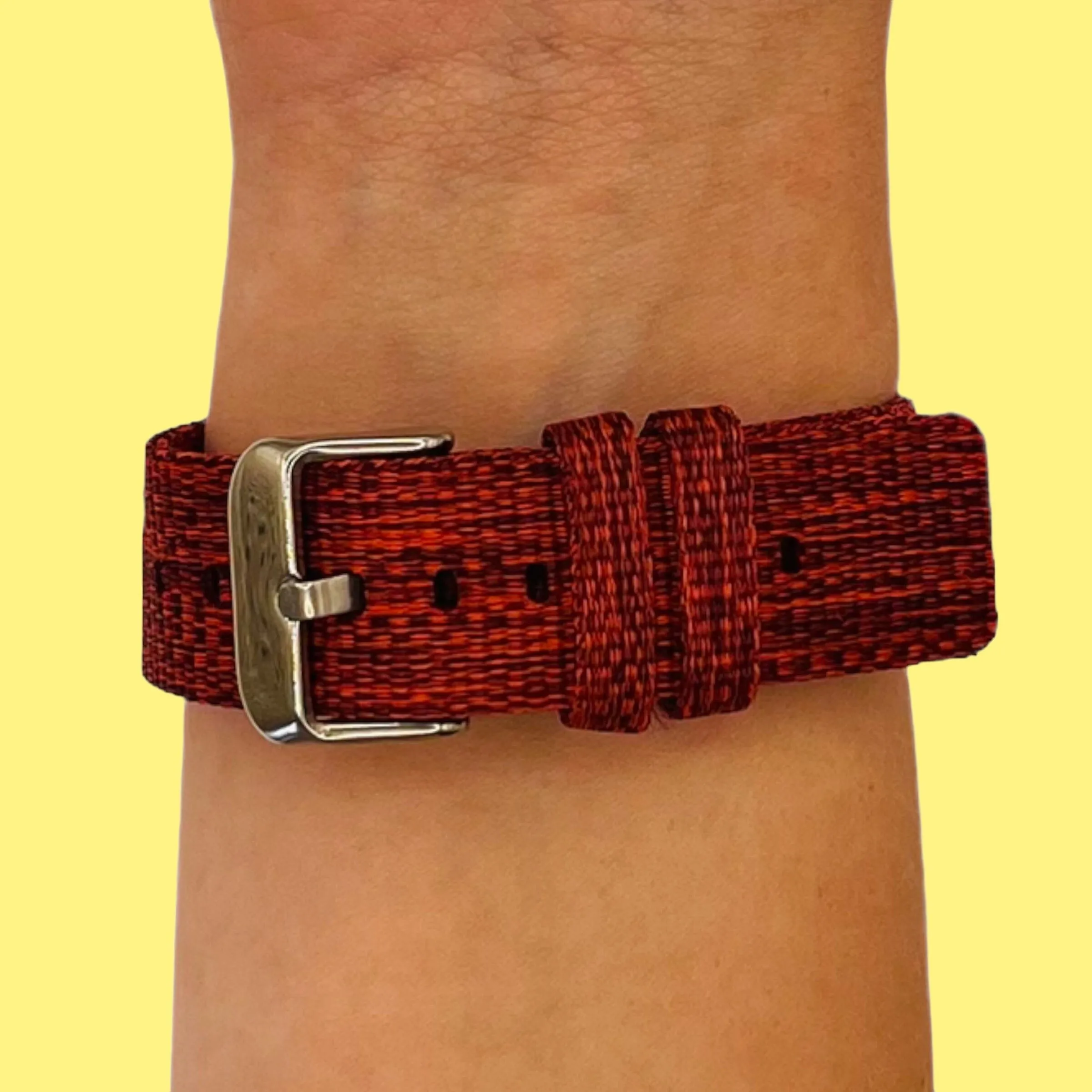 Stylish Canvas Watch Straps Compatible with Ticwatch C2 Rose Gold & C2  Rose Gold