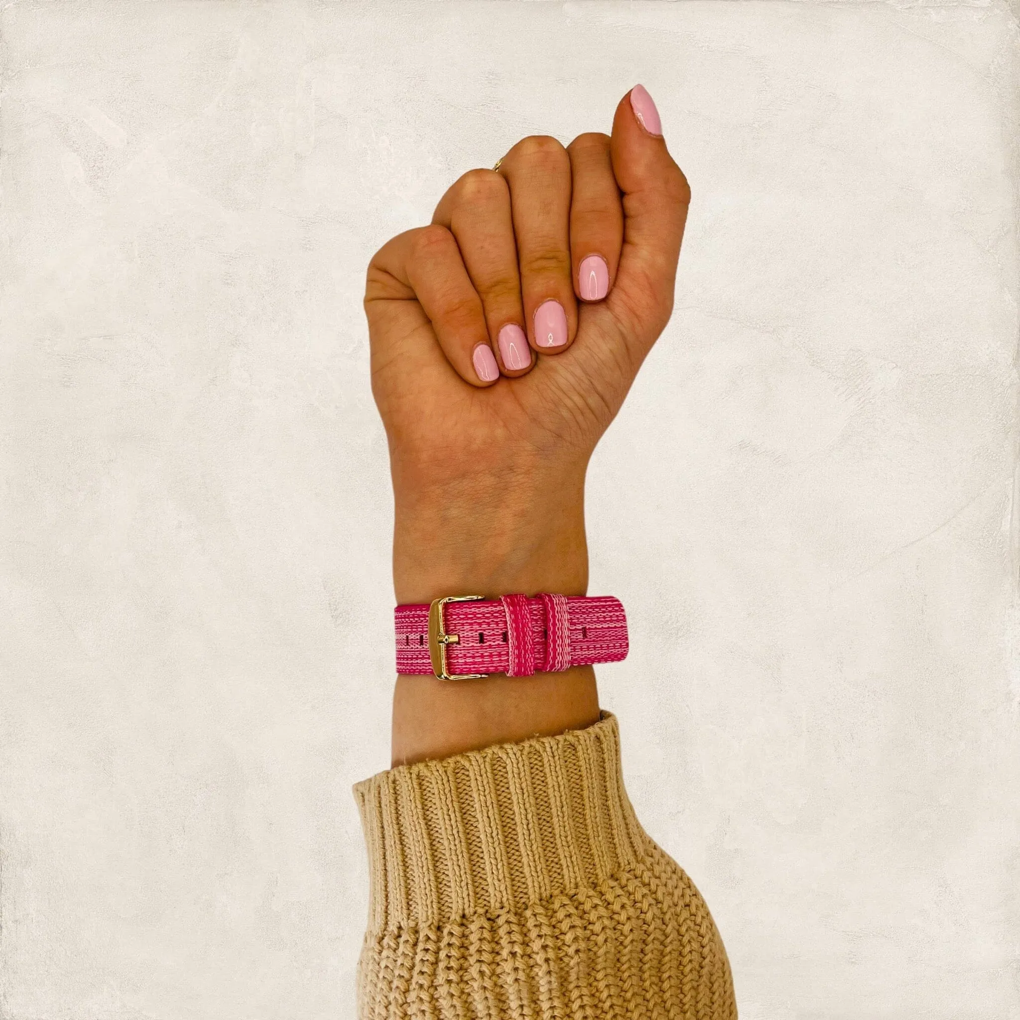 Stylish Canvas Watch Straps Compatible with Ticwatch C2 Rose Gold & C2  Rose Gold