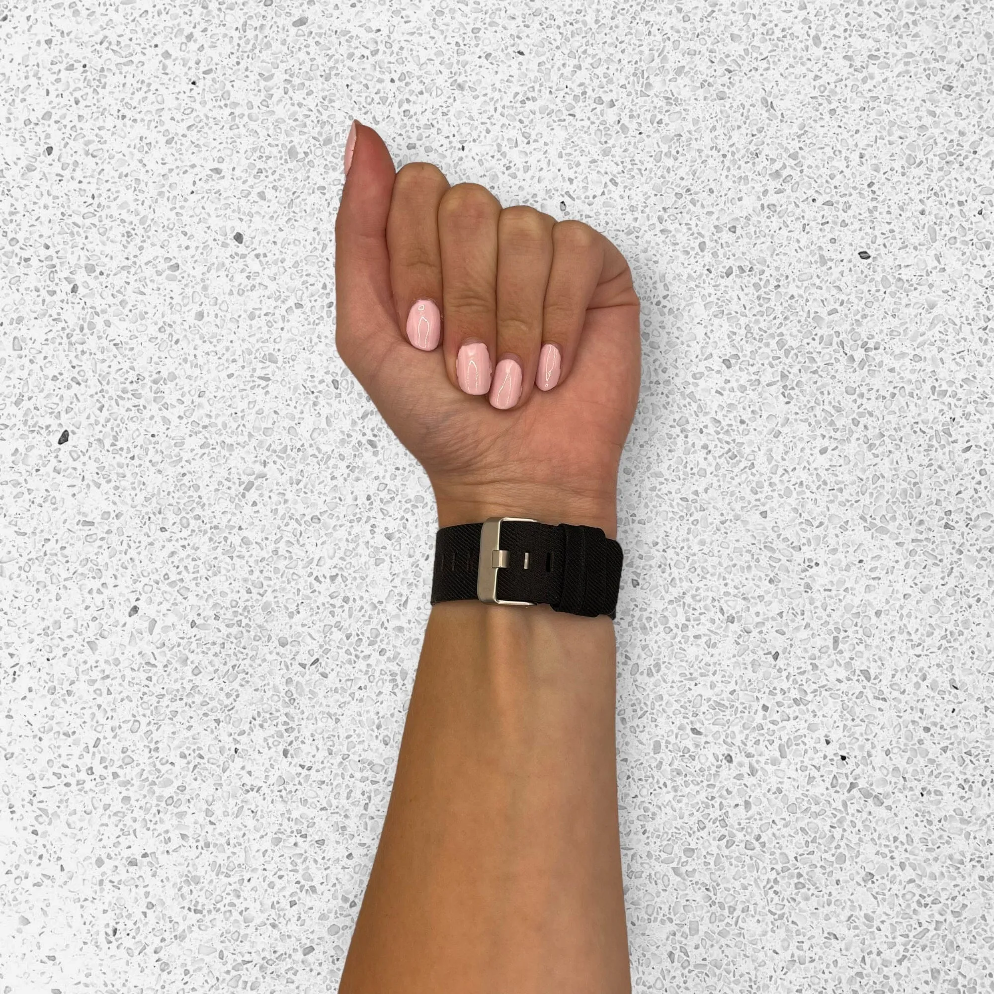 Stylish Canvas Watch Straps Compatible with Ticwatch C2 Rose Gold & C2  Rose Gold