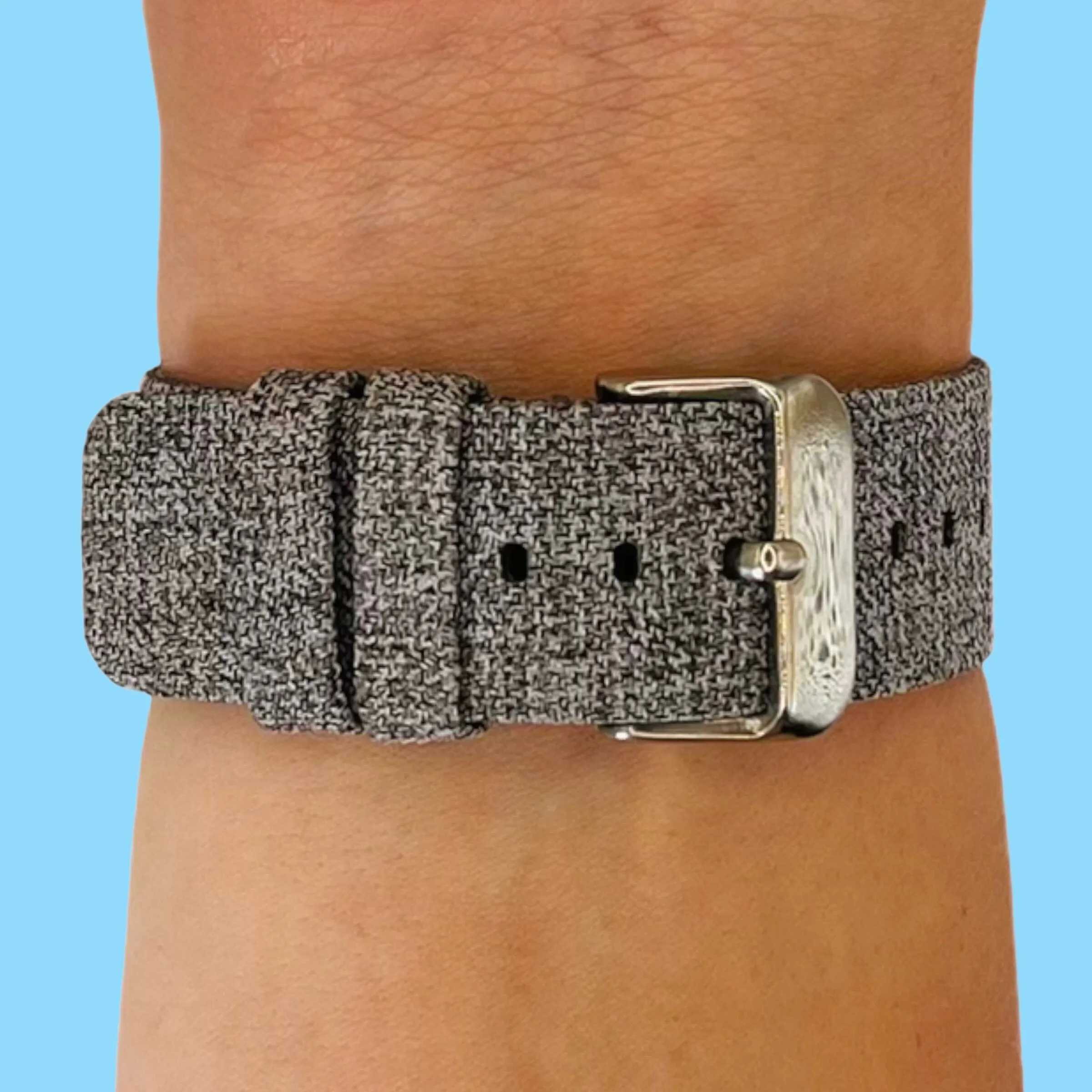 Stylish Canvas Watch Straps Compatible with Ticwatch C2 Rose Gold & C2  Rose Gold