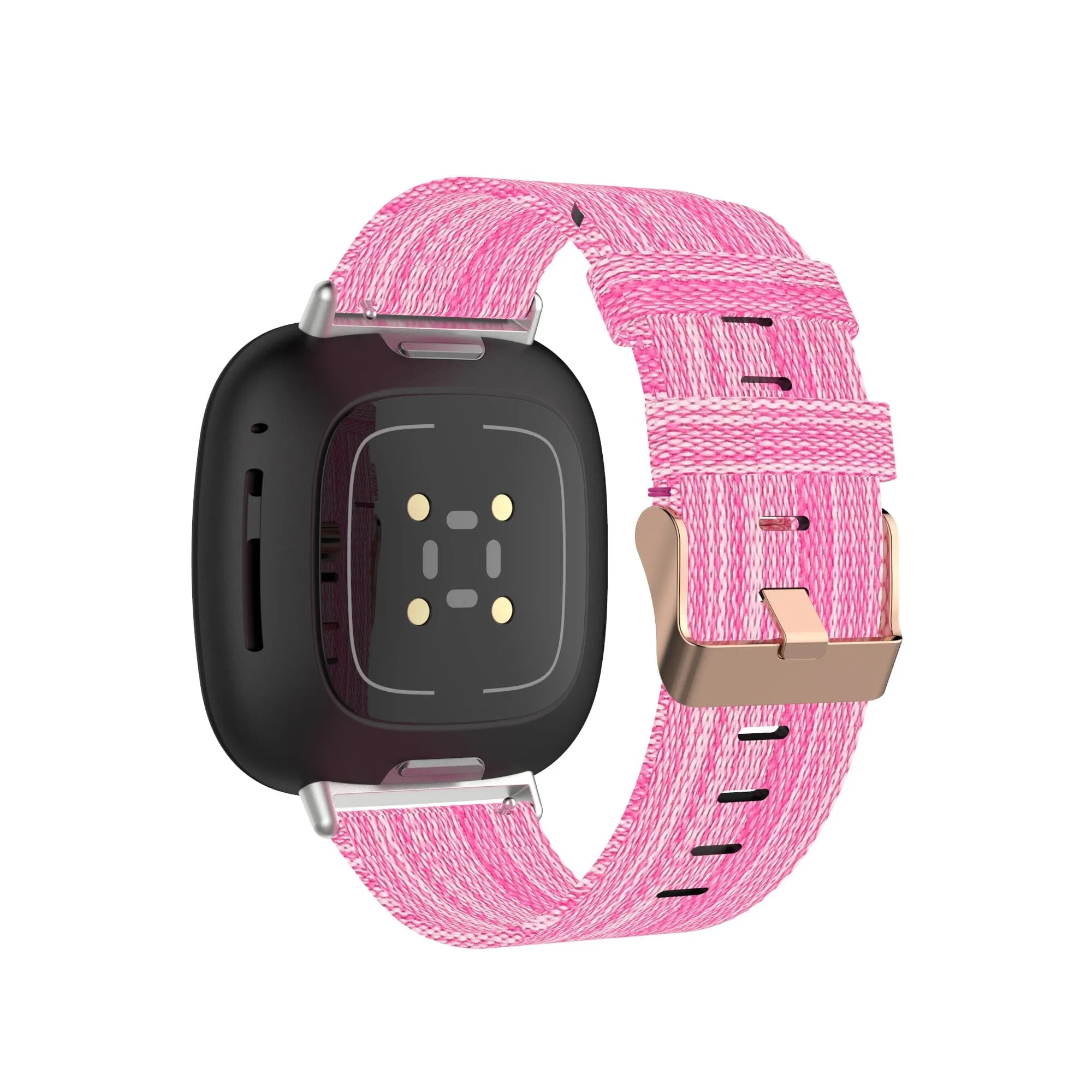 Stylish Canvas Watch Straps Compatible with Ticwatch C2 Rose Gold & C2  Rose Gold