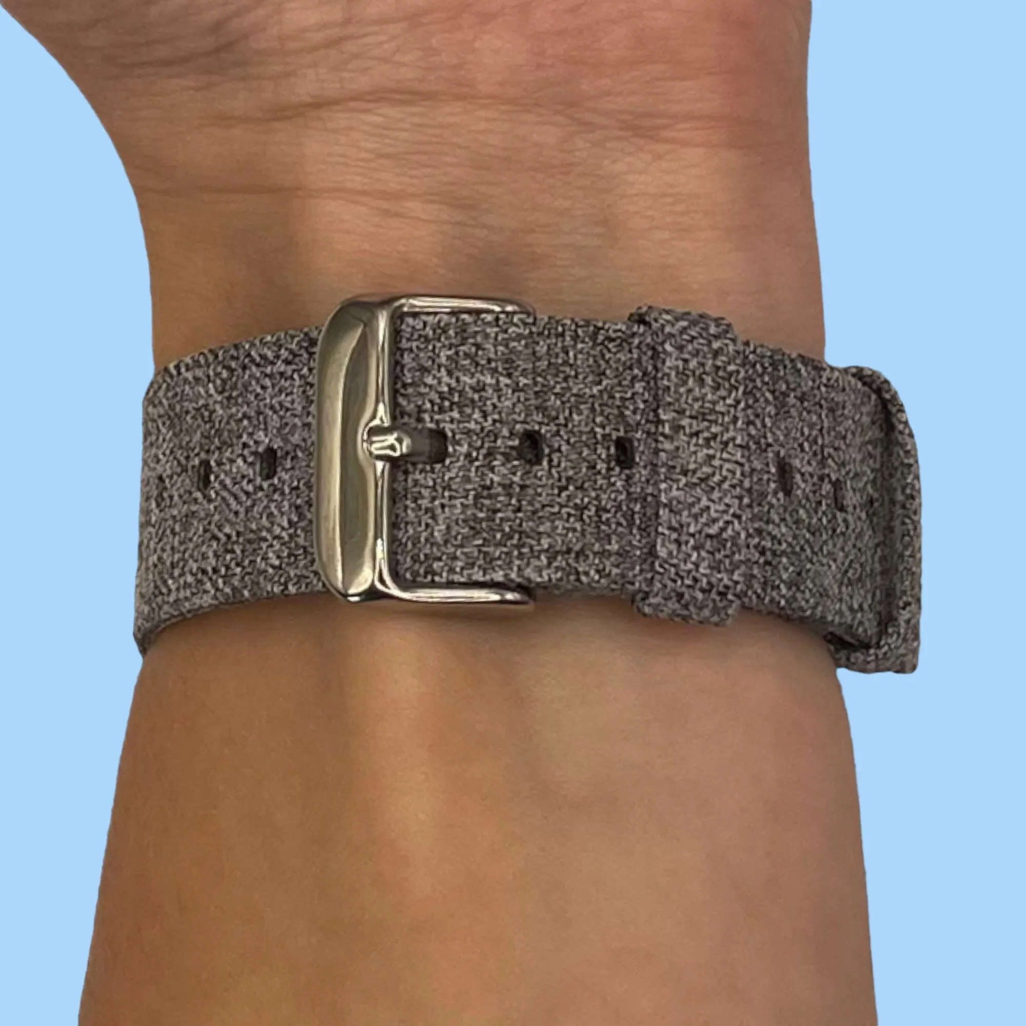 Stylish Canvas Watch Straps Compatible with Ticwatch C2 Rose Gold & C2  Rose Gold