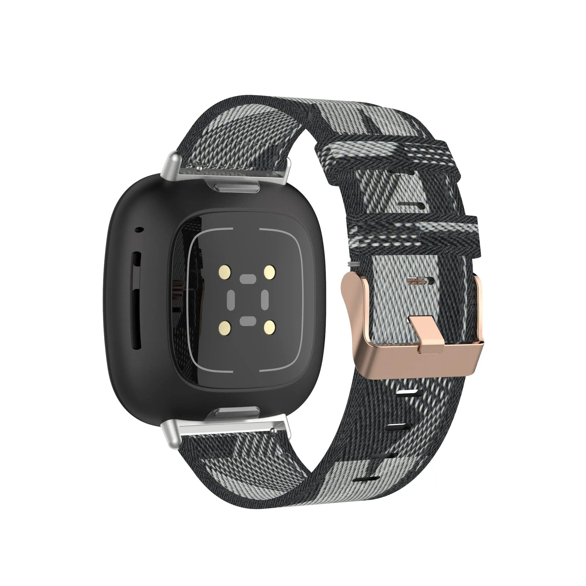 Stylish Canvas Watch Straps Compatible with Ticwatch C2 Rose Gold & C2  Rose Gold