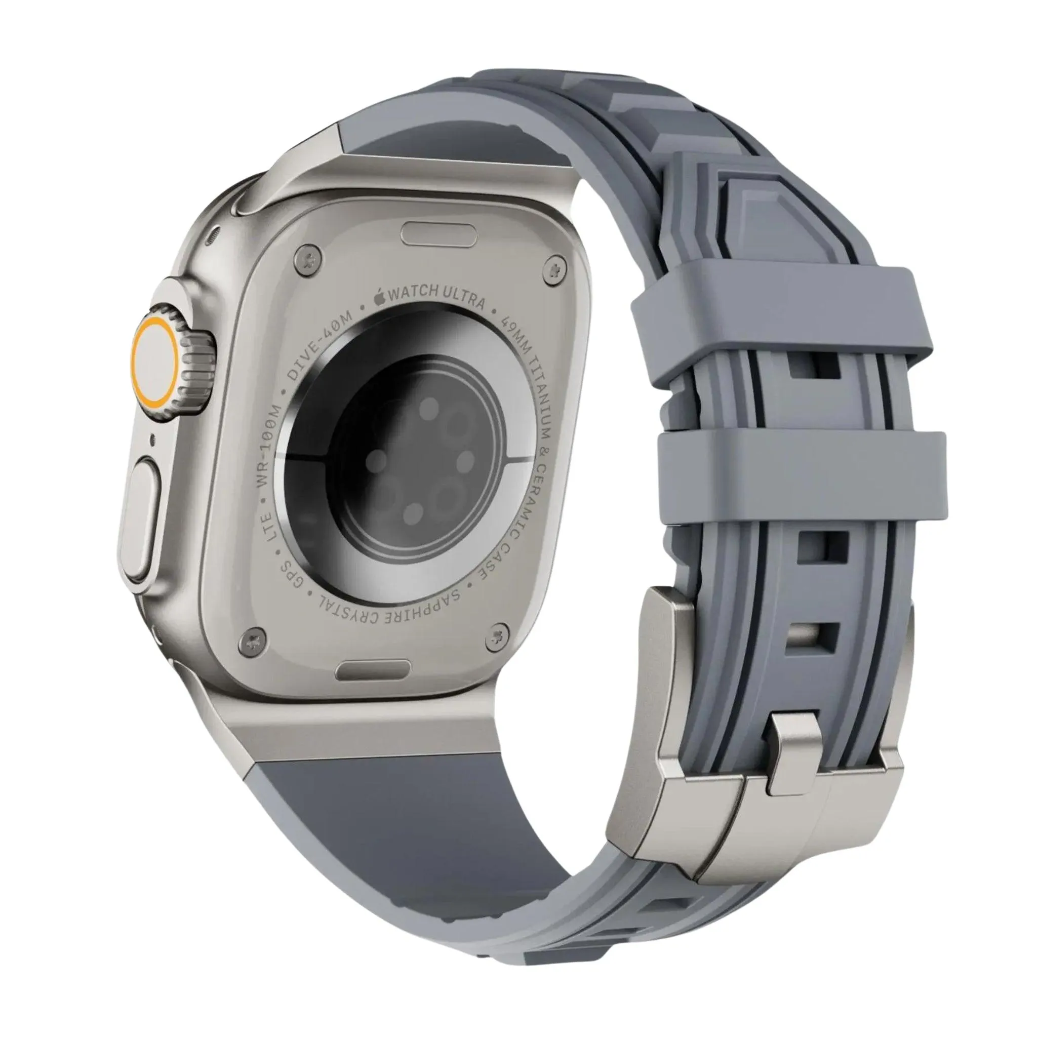 Tactical Silicone Band for Apple Watch Ultra 2/1 49mm