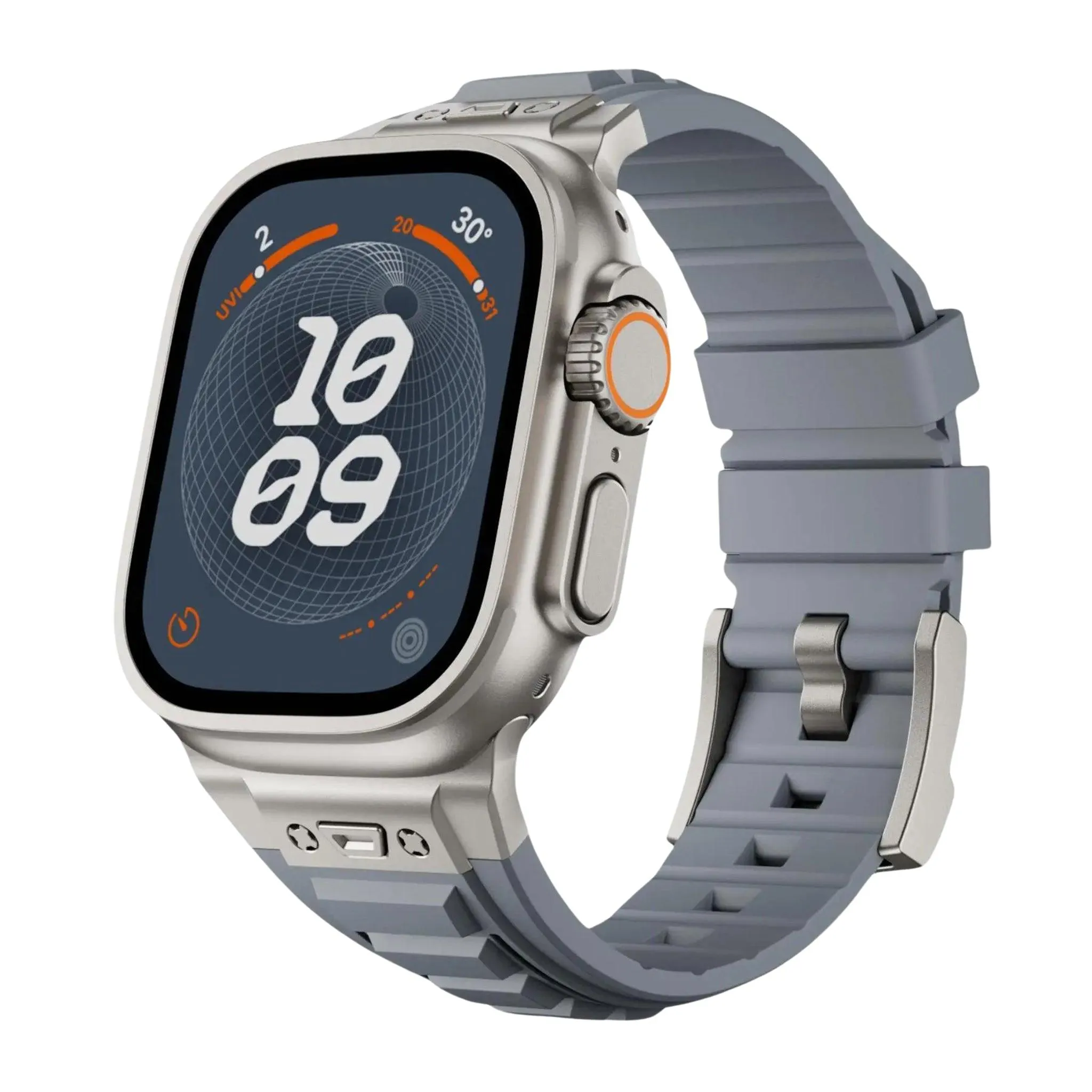 Tactical Silicone Band for Apple Watch Ultra 2/1 49mm